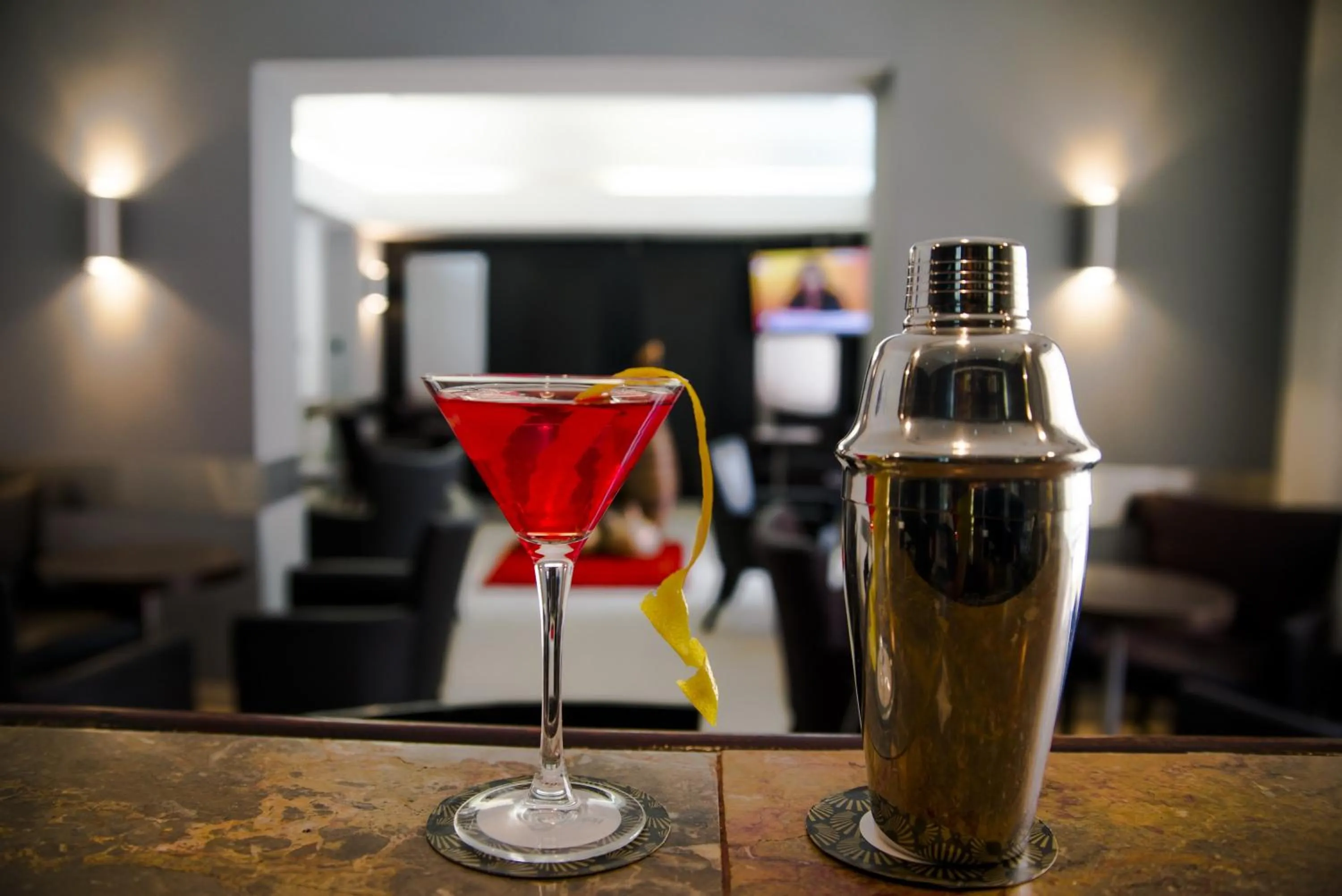 Alcoholic drinks in Hotel Continental Luanda