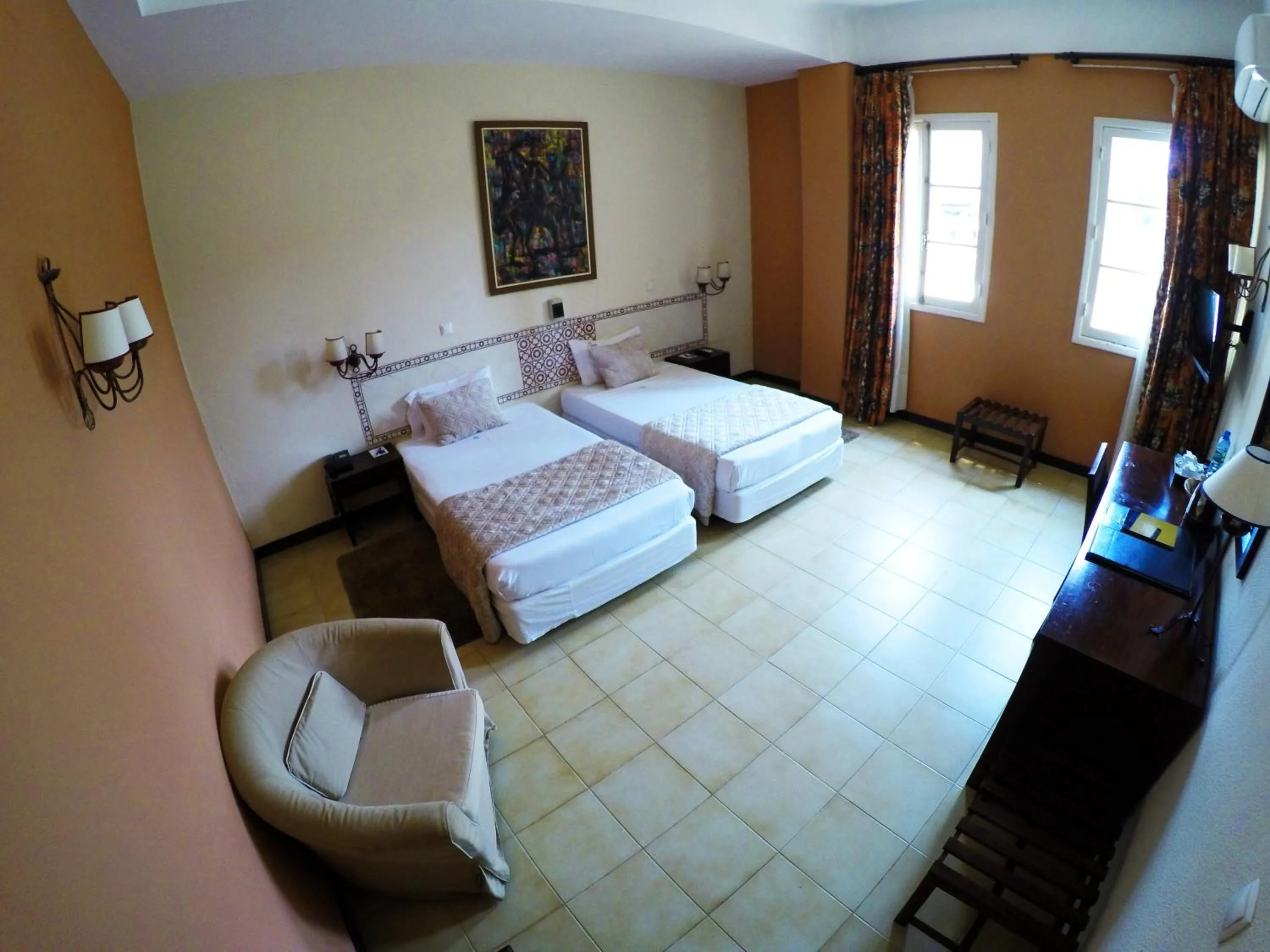 Bedroom, Bed in Hotel Continental Luanda