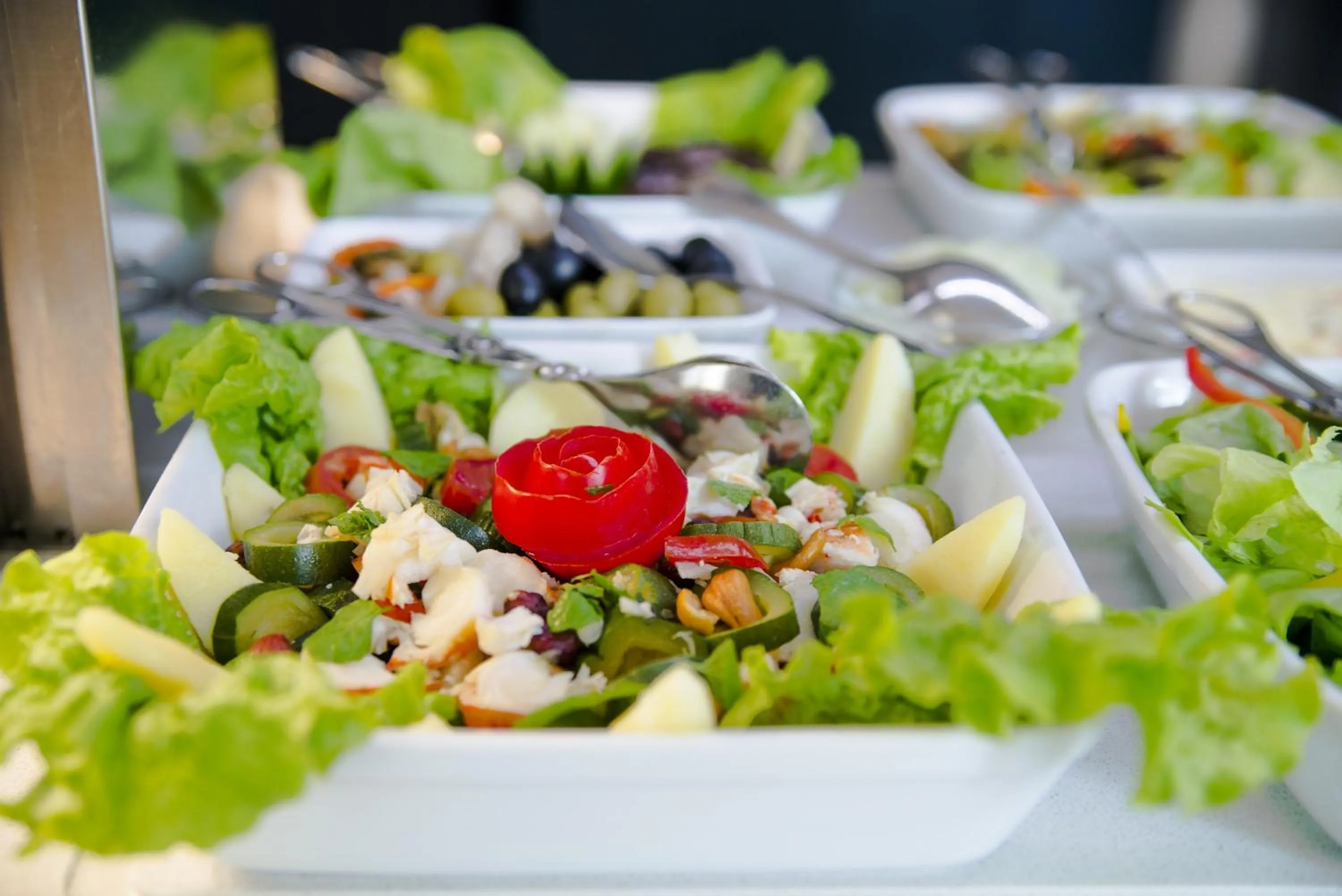 Food close-up in Hotel Continental Luanda