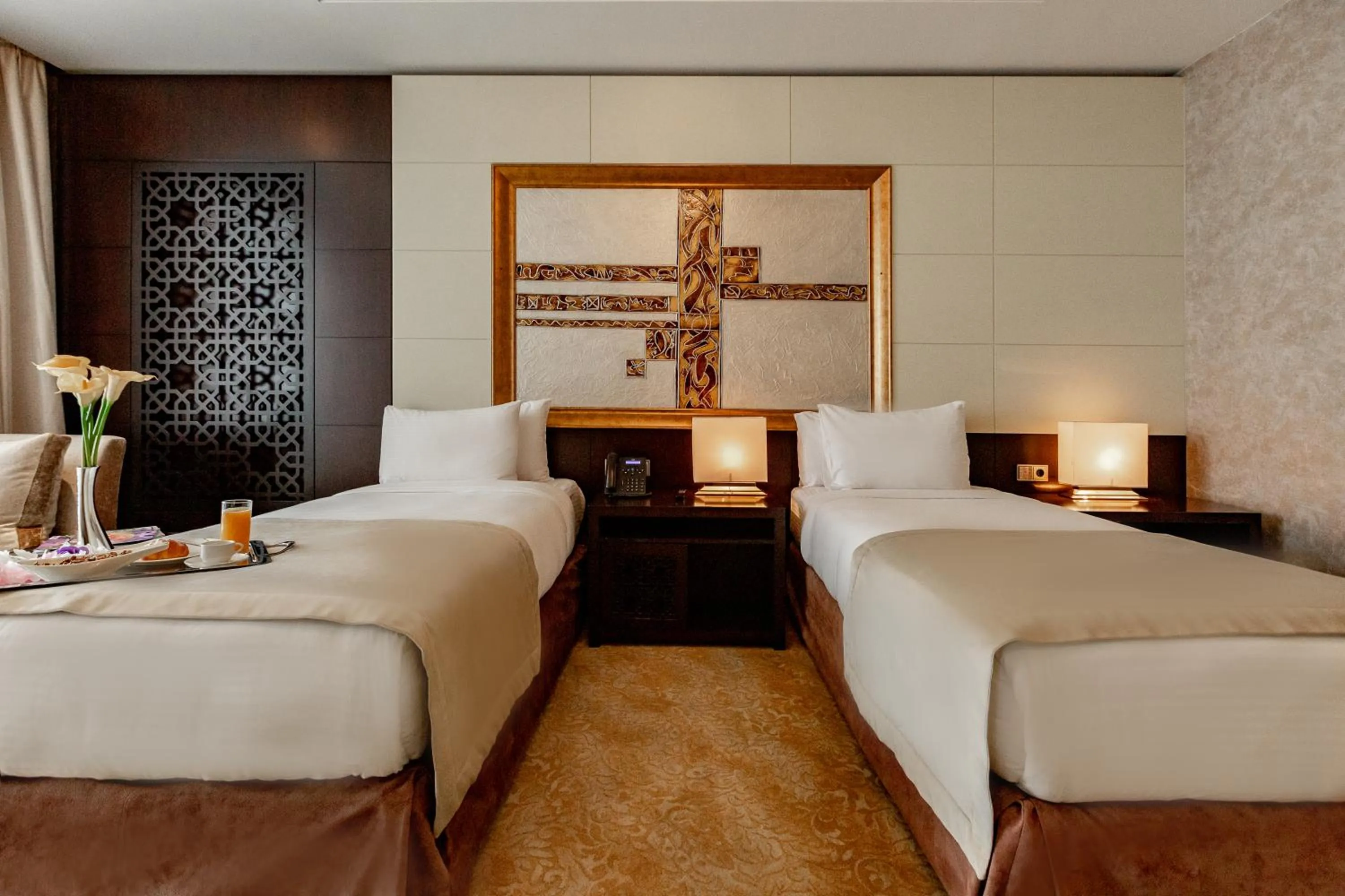 Bed in Shahdag Hotel & Spa