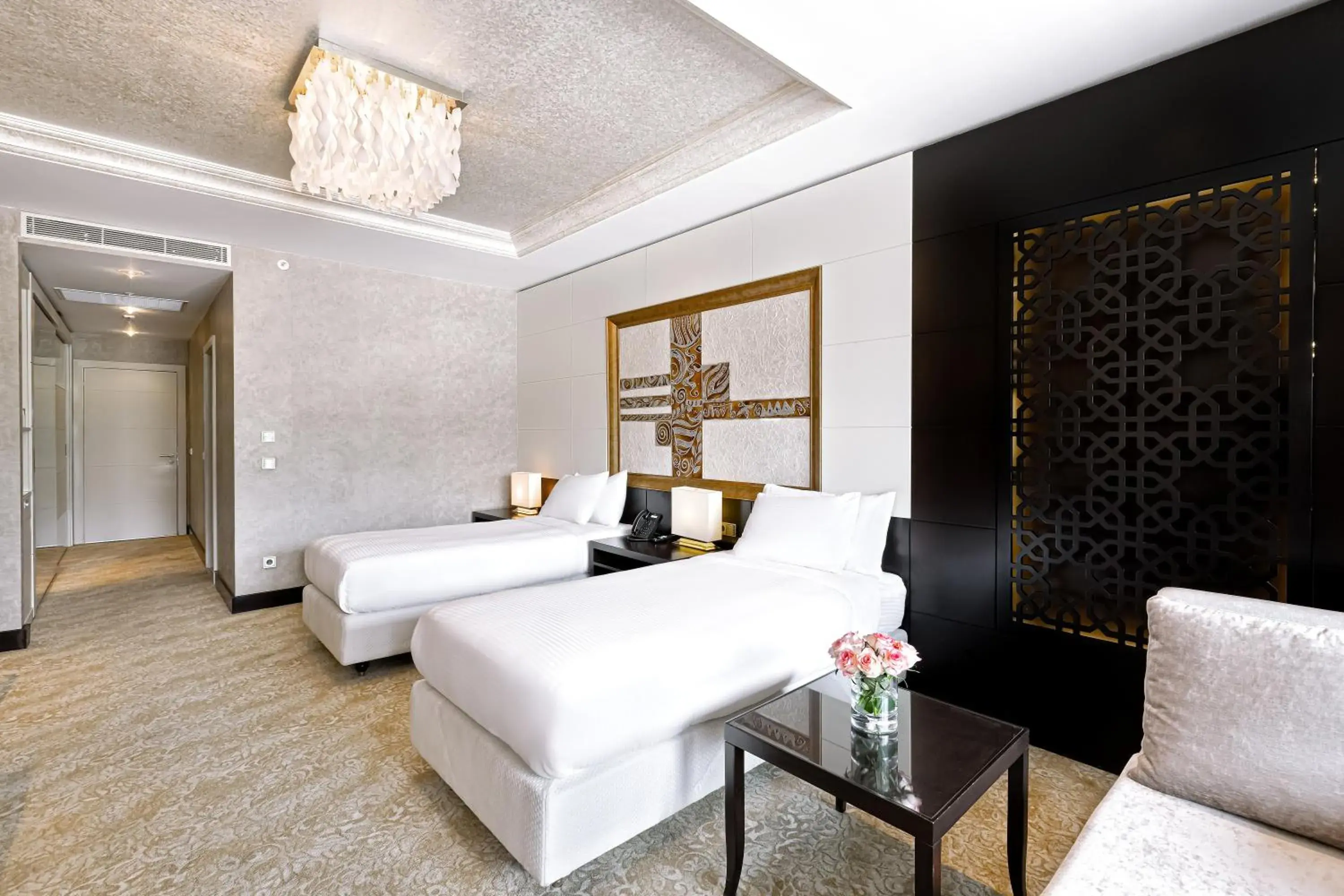 Bed in Shahdag Hotel & Spa Bed in Shahdag Hotel & Spa