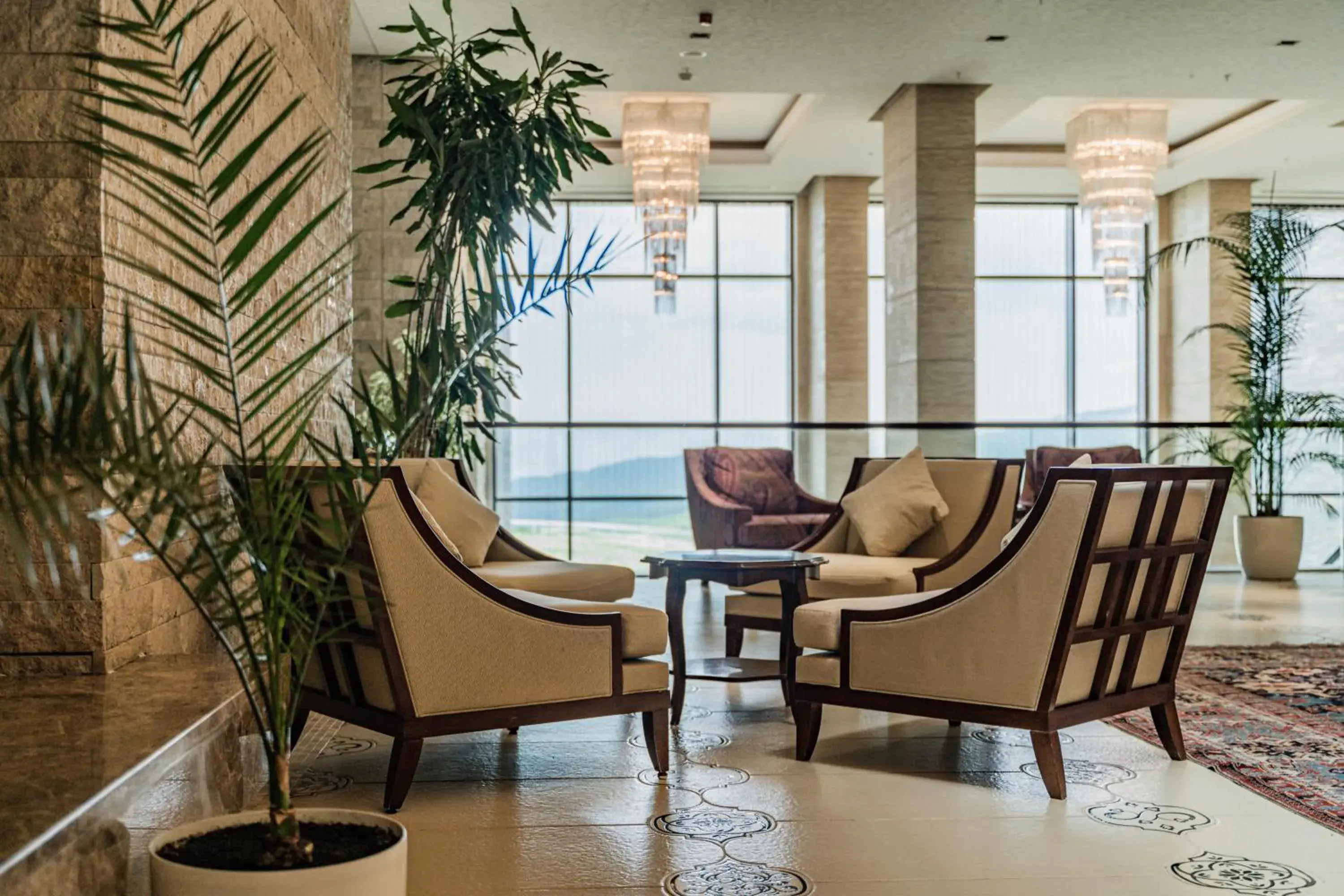 Lobby or reception in Shahdag Hotel & Spa Lobby or reception in Shahdag Hotel & Spa