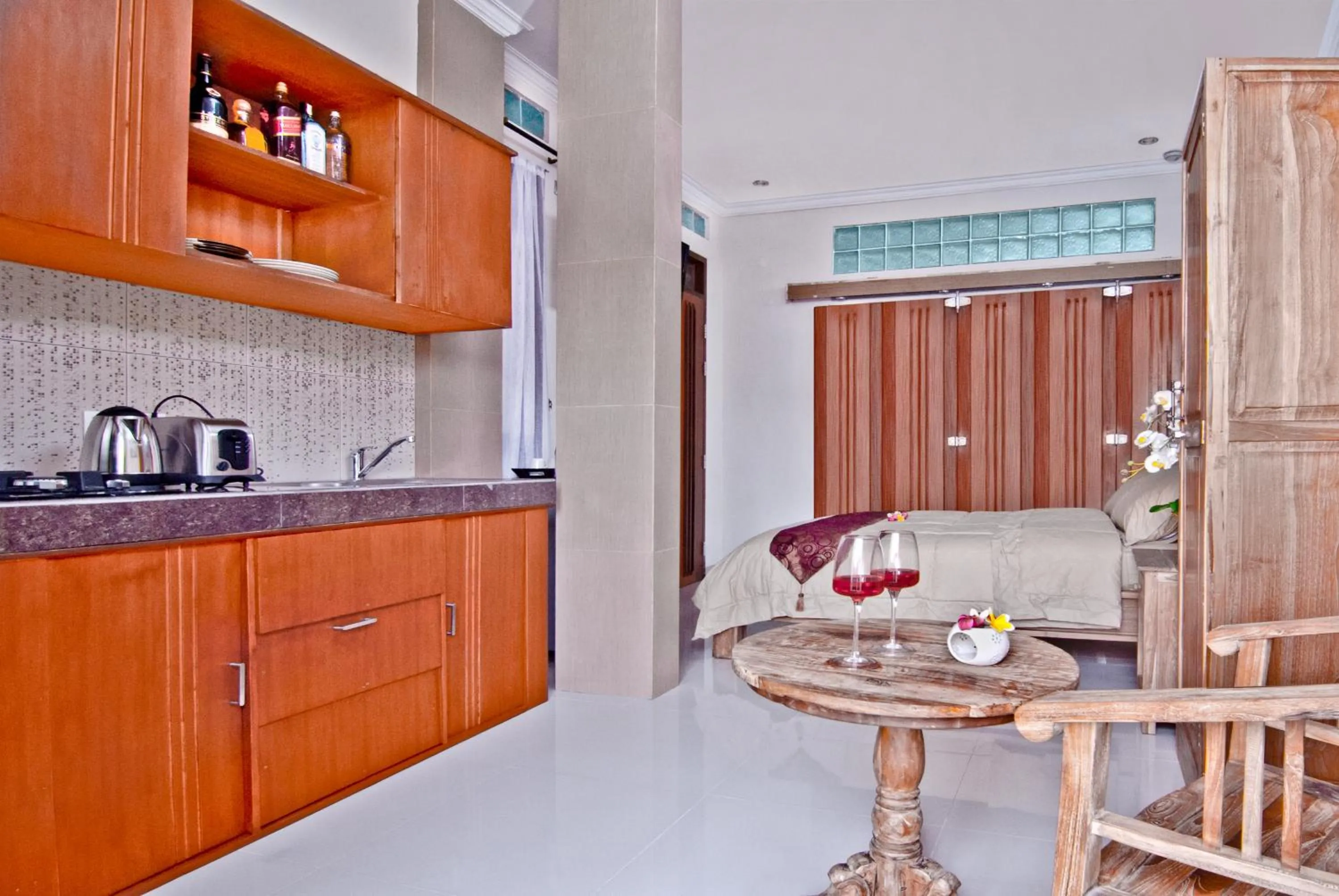 Kitchen or kitchenette in Kuta EcoStay