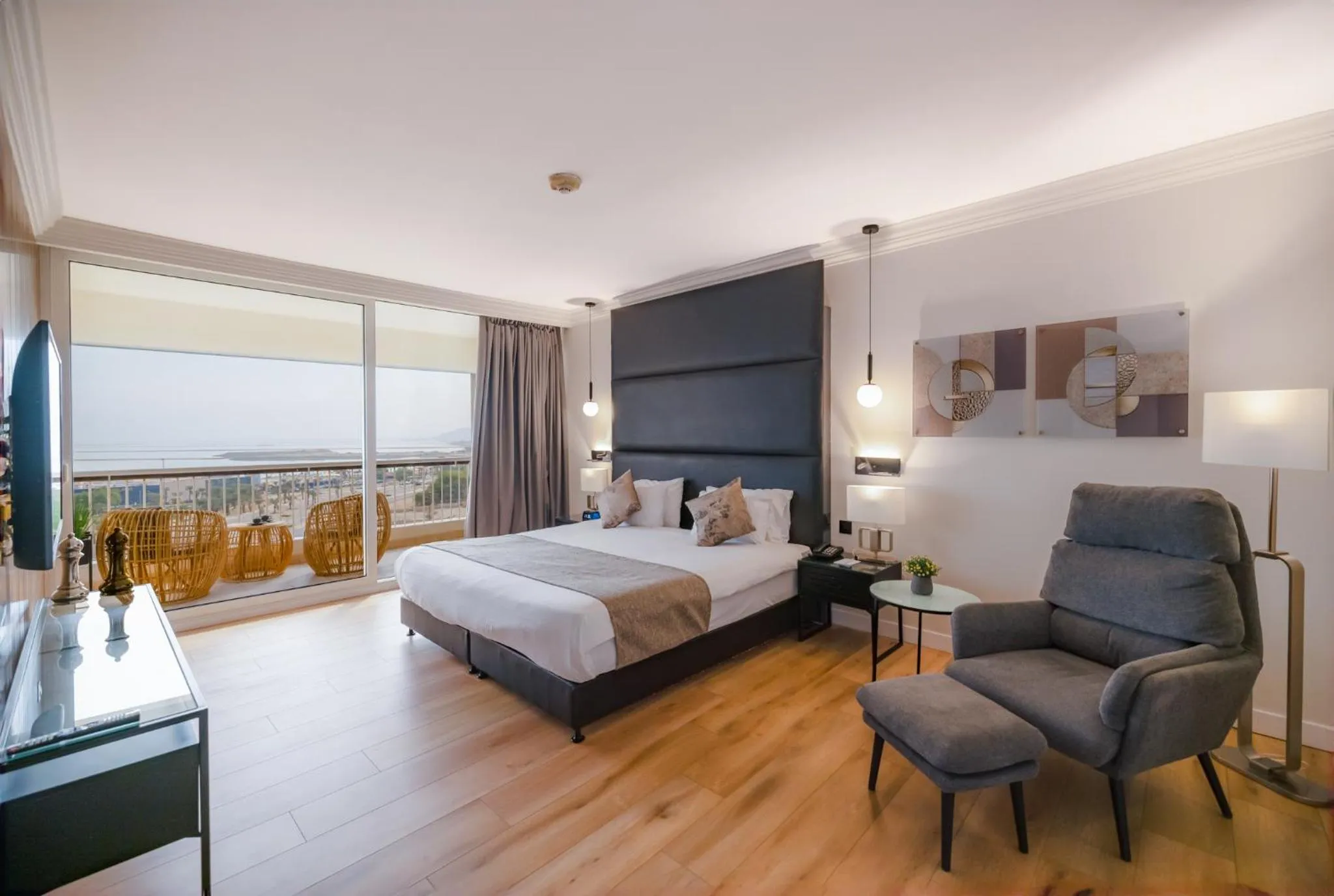 Bedroom, Bed in David Dead Sea Resort & Spa