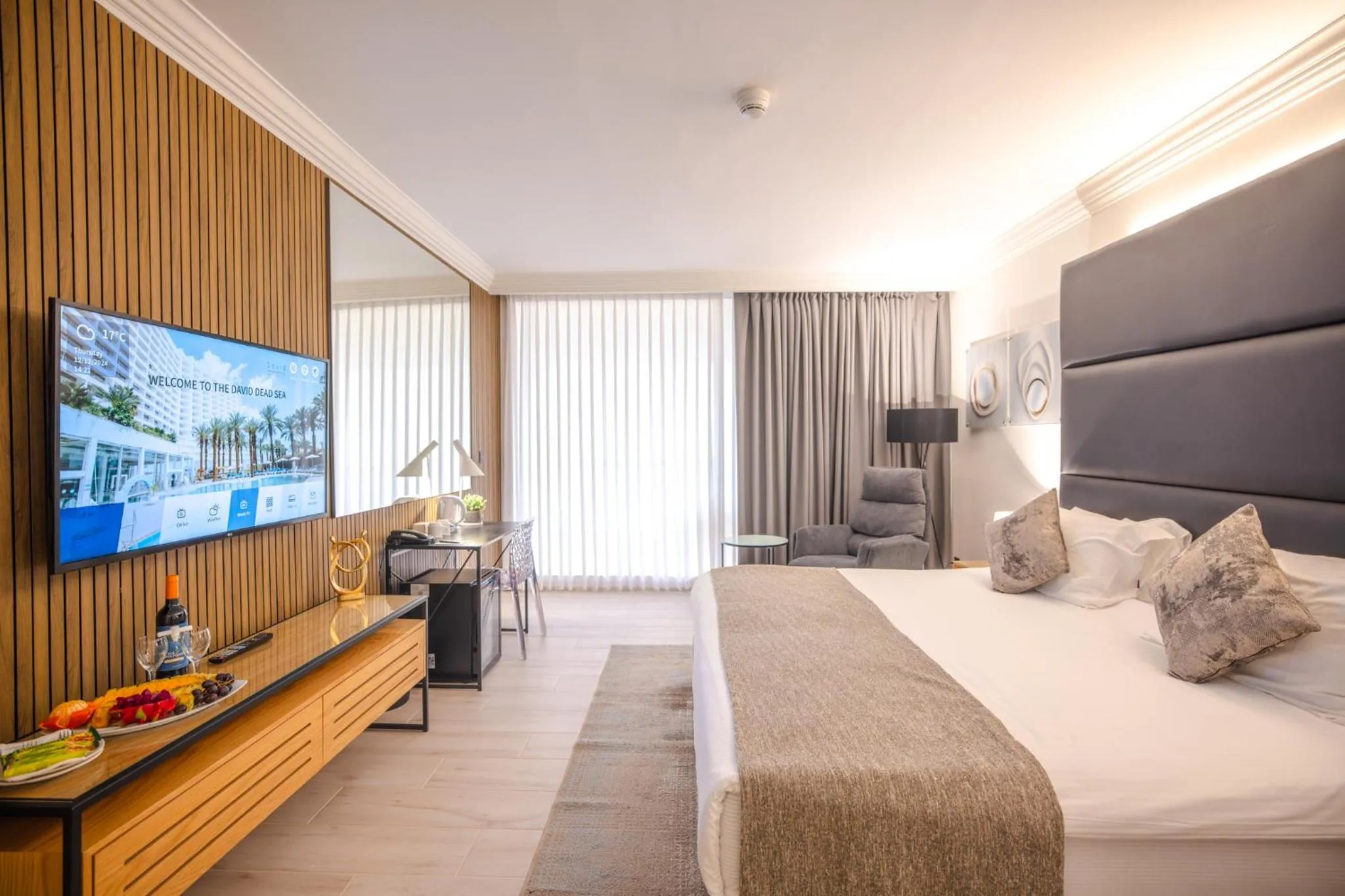 Bedroom, Bed in David Dead Sea Resort & Spa