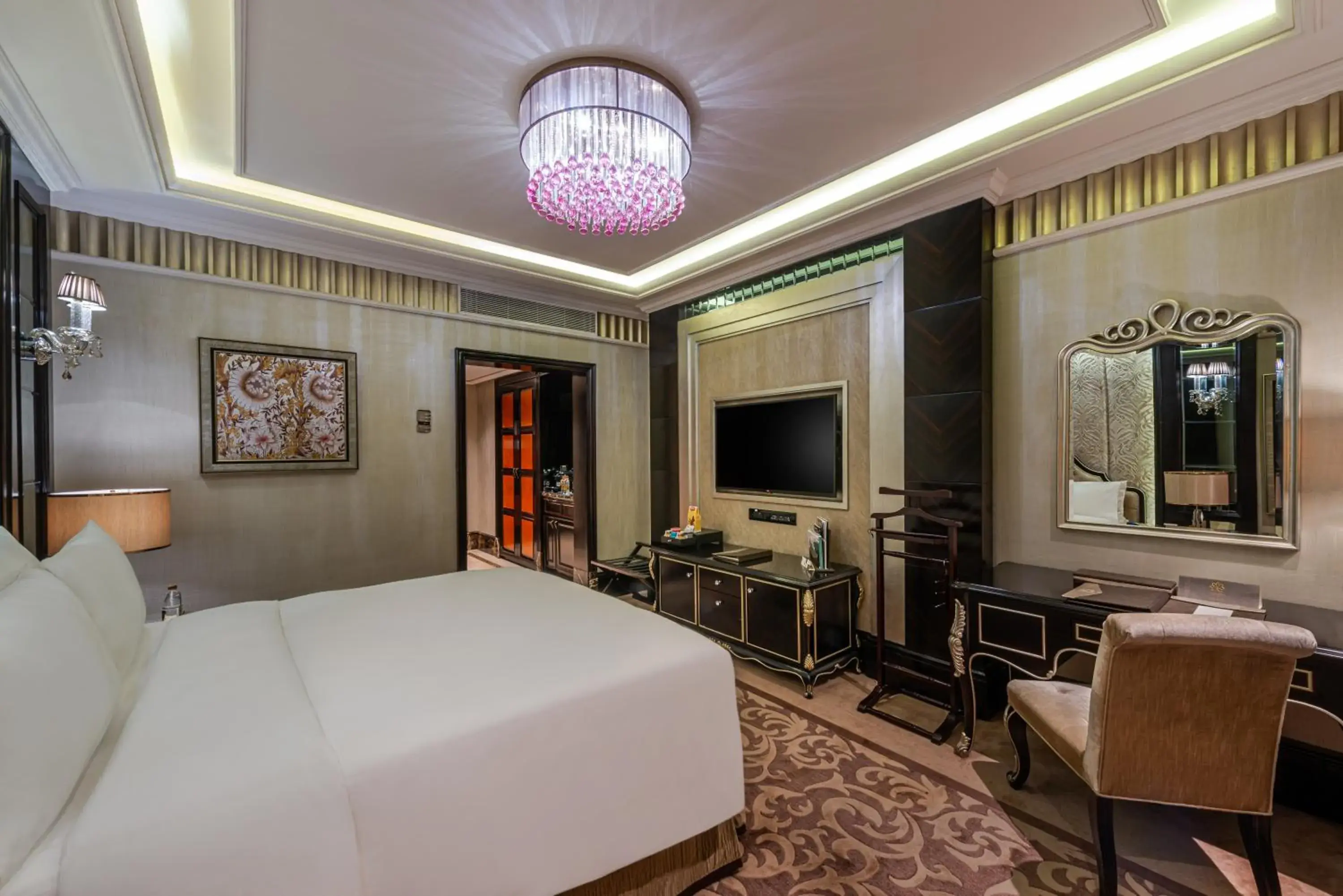 Bed in Narcissus Riyadh Hotel & Spa Bed in Narcissus Riyadh Hotel & Spa