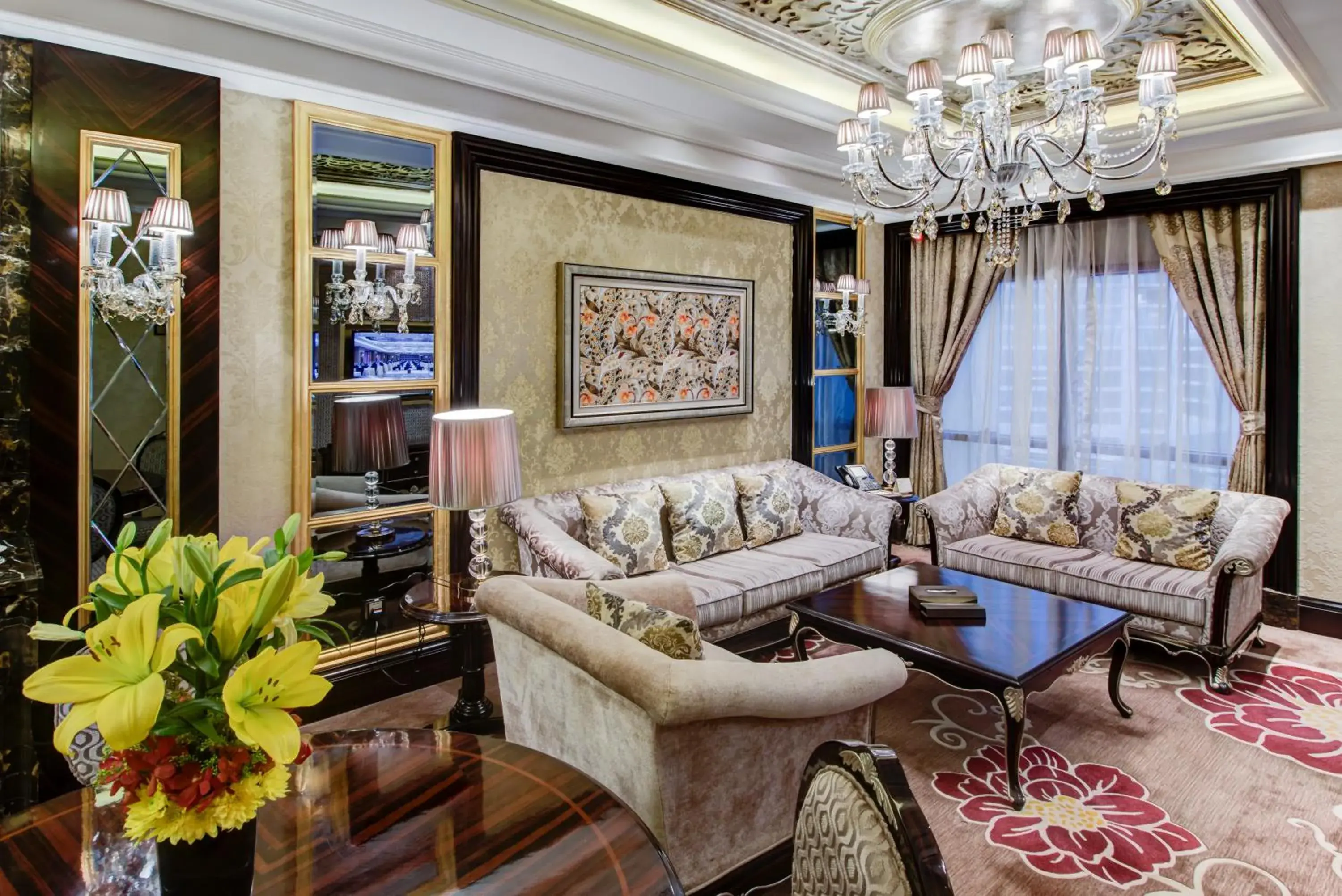 Living room in Narcissus Riyadh Hotel & Spa Living room in Narcissus Riyadh Hotel & Spa