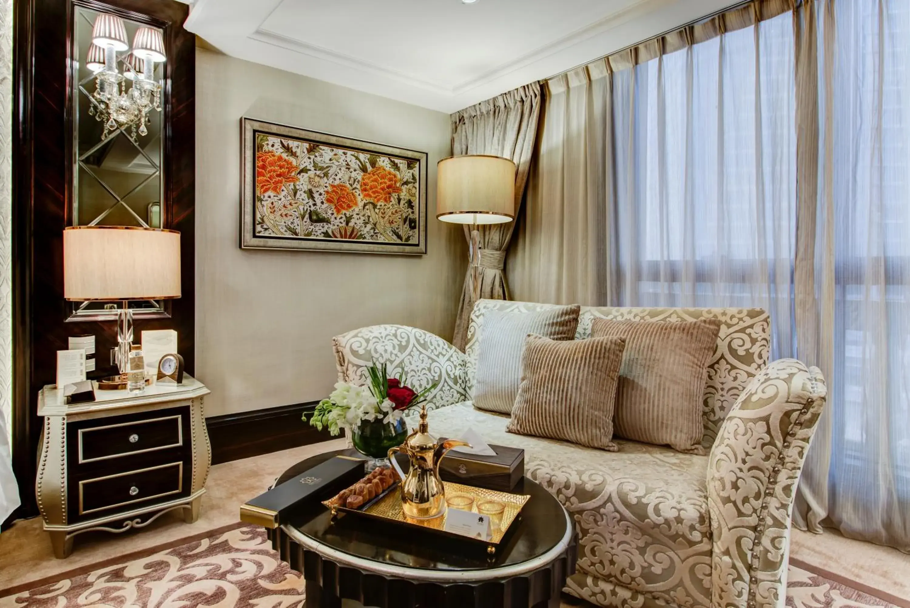 Living room in Narcissus Riyadh Hotel & Spa Living room in Narcissus Riyadh Hotel & Spa