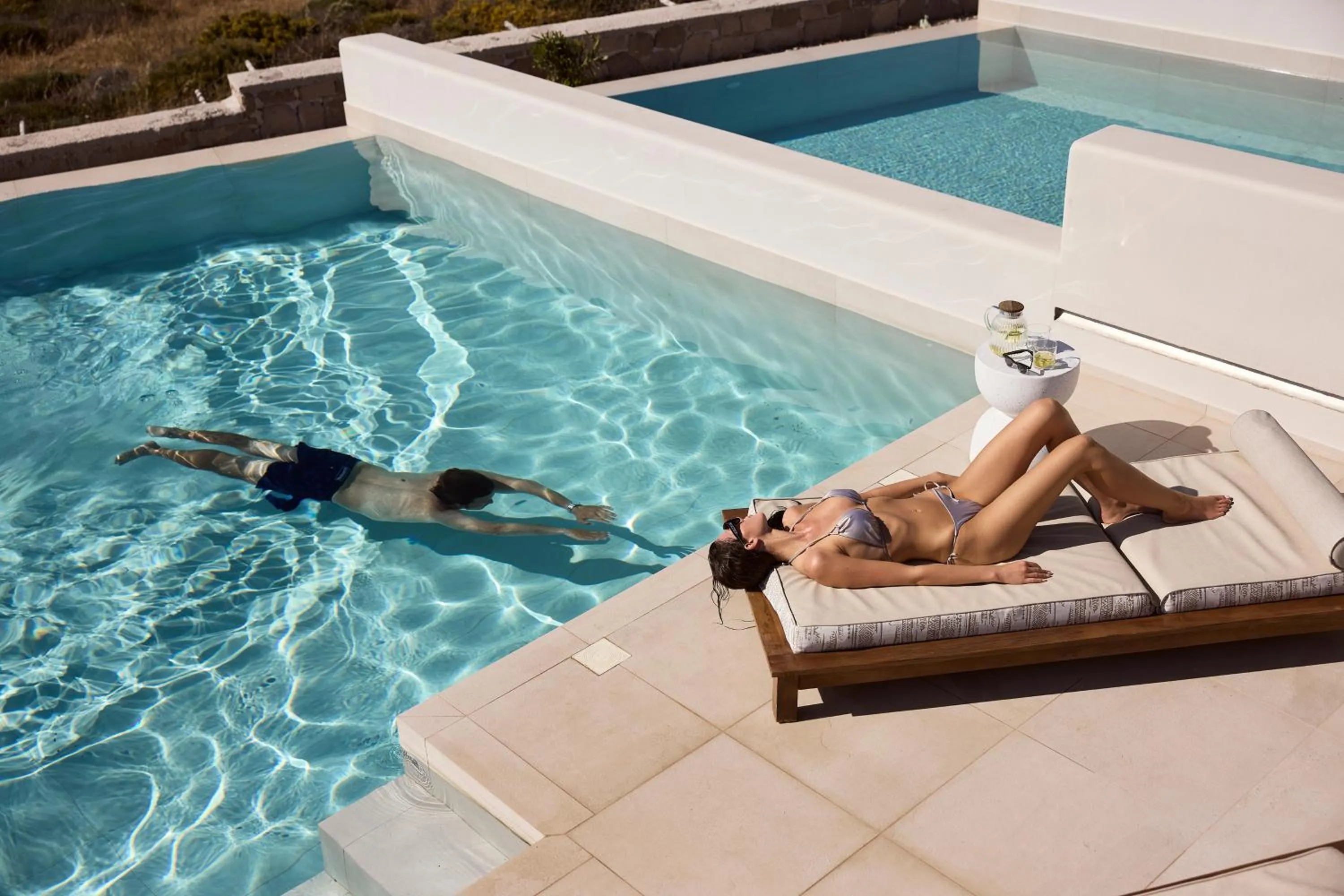 People in Hotel Milos Sea Resort