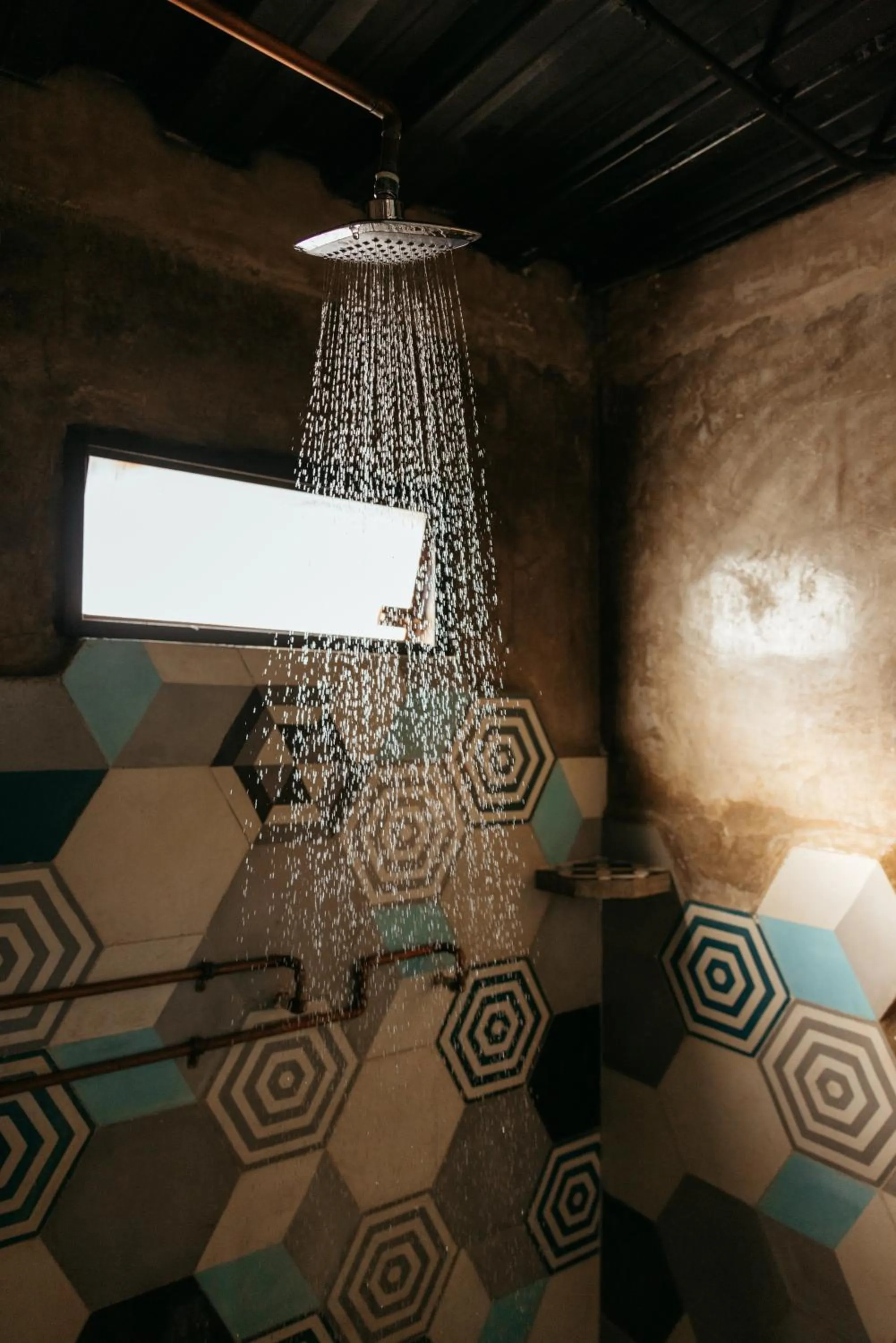 Shower in Hotel Los Amantes Valle de Guadalupe