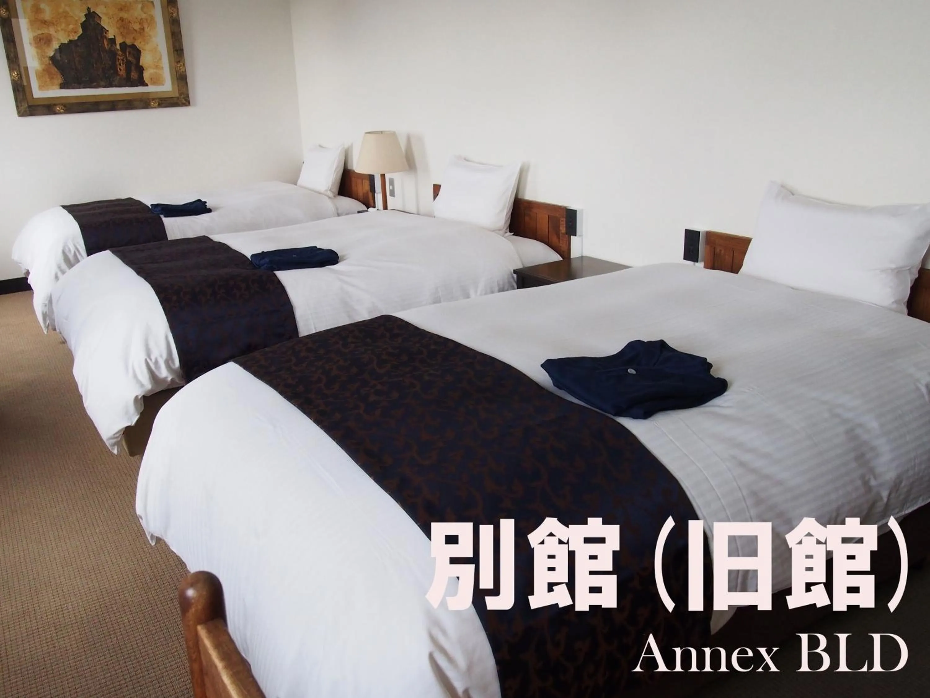 Photo of the whole room, Bed in LC Goryokaku Hotel