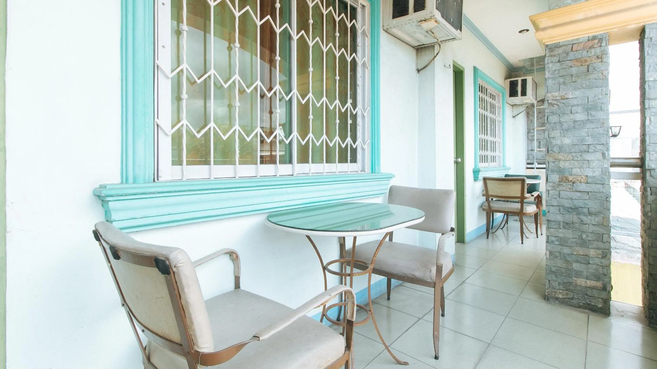 Balcony/Terrace in RedDoorz @ Orsu Hotel Angeles Pampanga