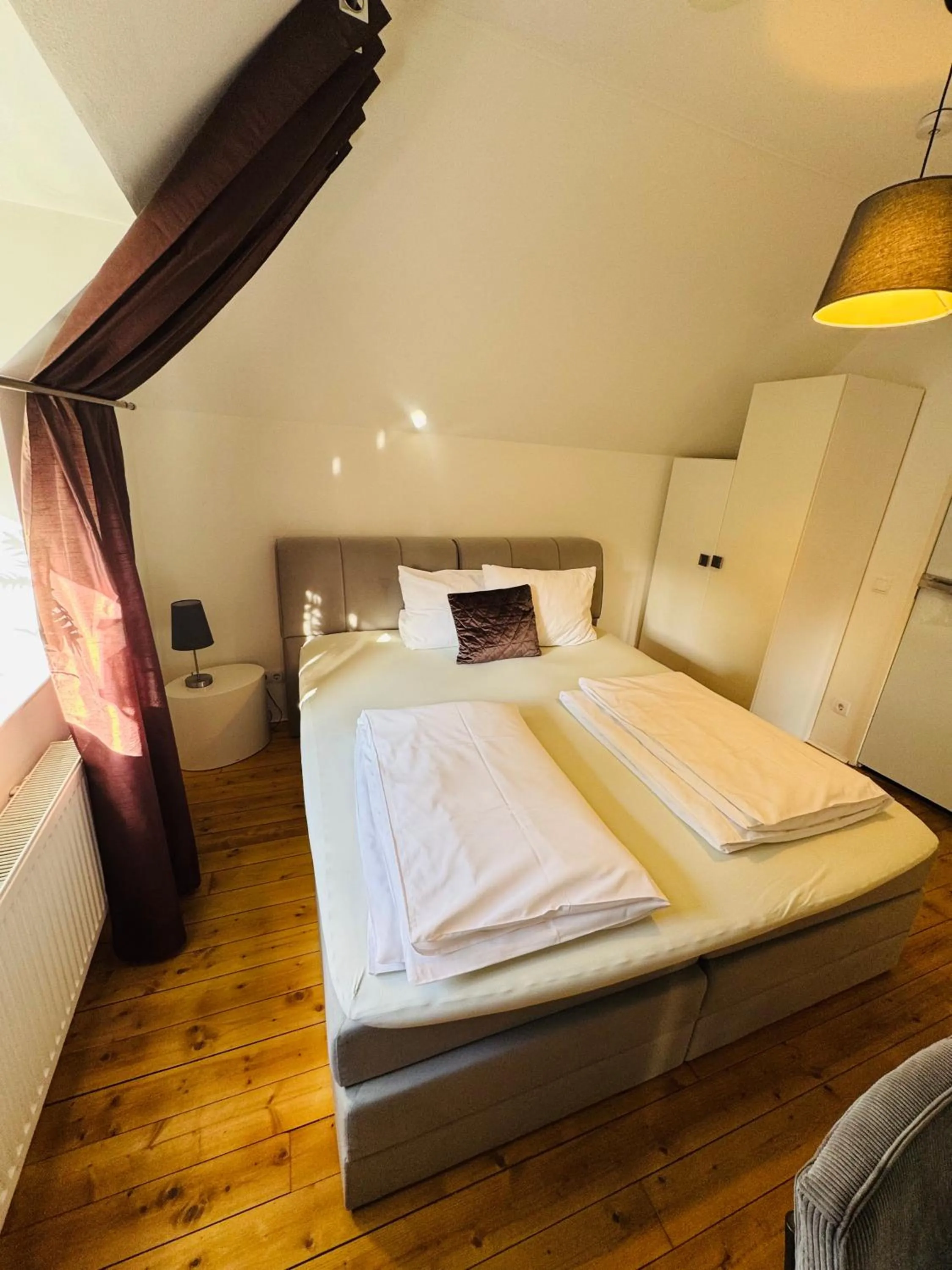 Bed in Restaurant Hotel Laternchen