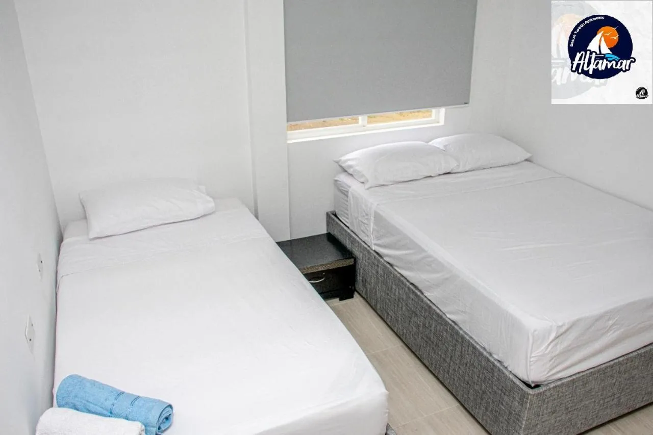 Bed in APARTAMENTOS TURISTICOS ALTAMAR