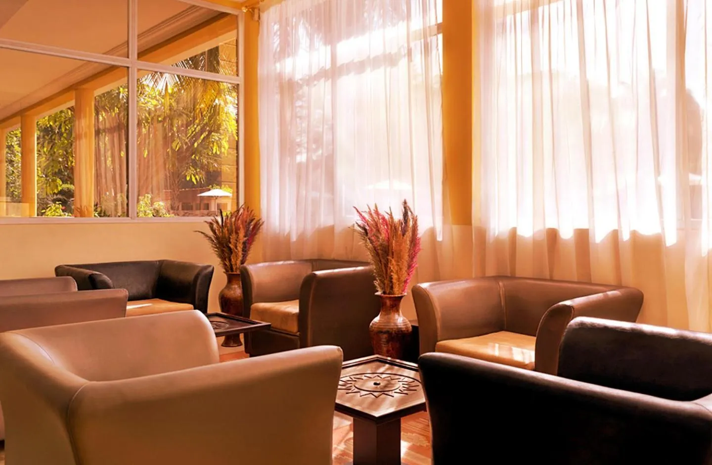 Living room in Dunia Hotel Bamako Centre