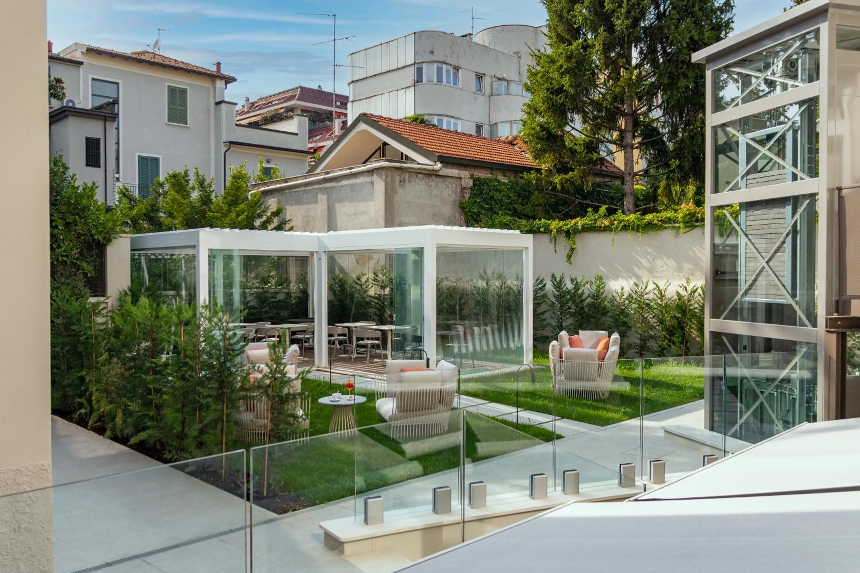 Garden in Boutique Hotel Martini 17