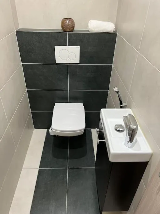 Toilet in Sparrow apartmens - Vrabčia ulica 9, Košice