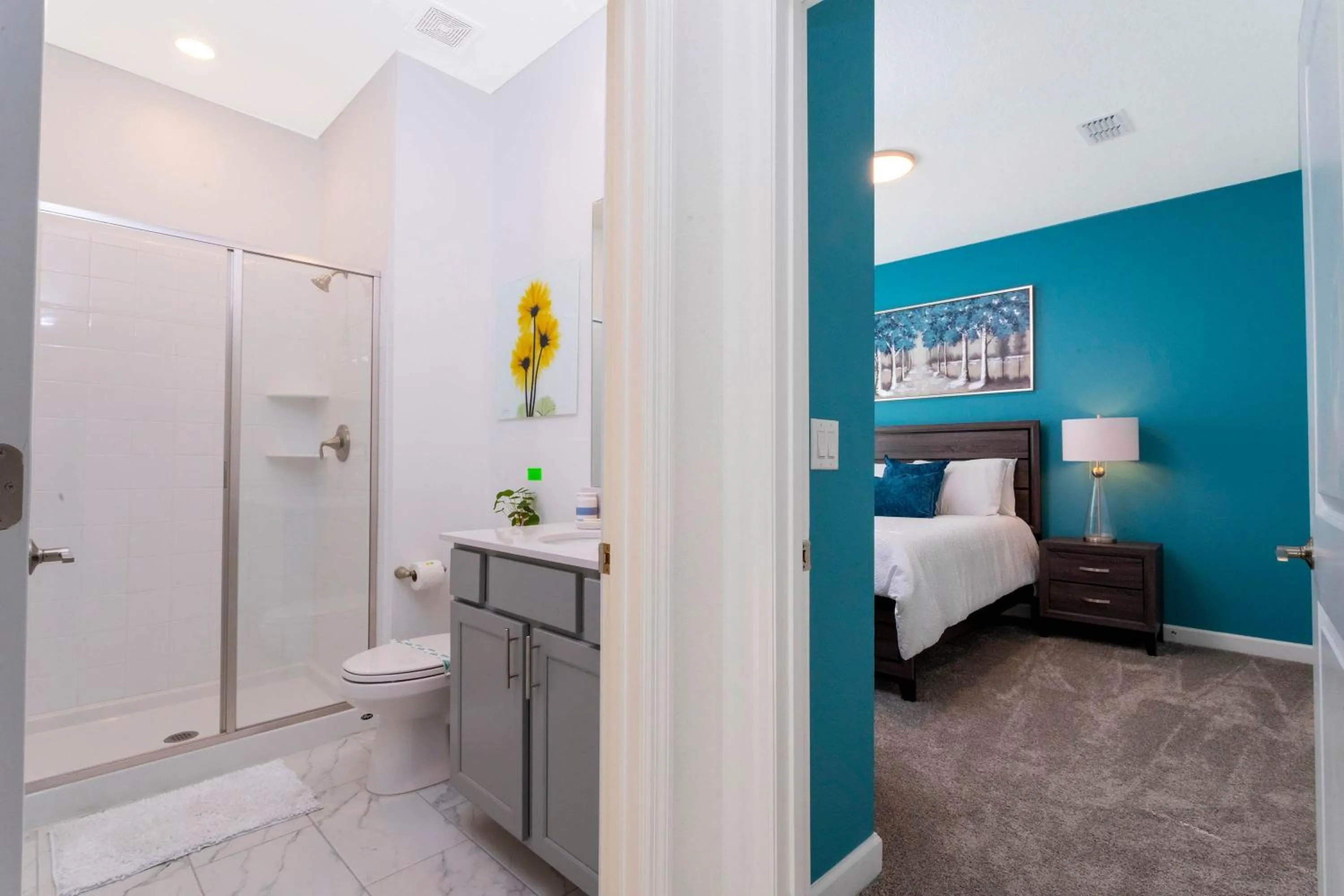 Bed in Splendid 4 Bd w/ Pool Close to Disney @ Champions Gate 1006