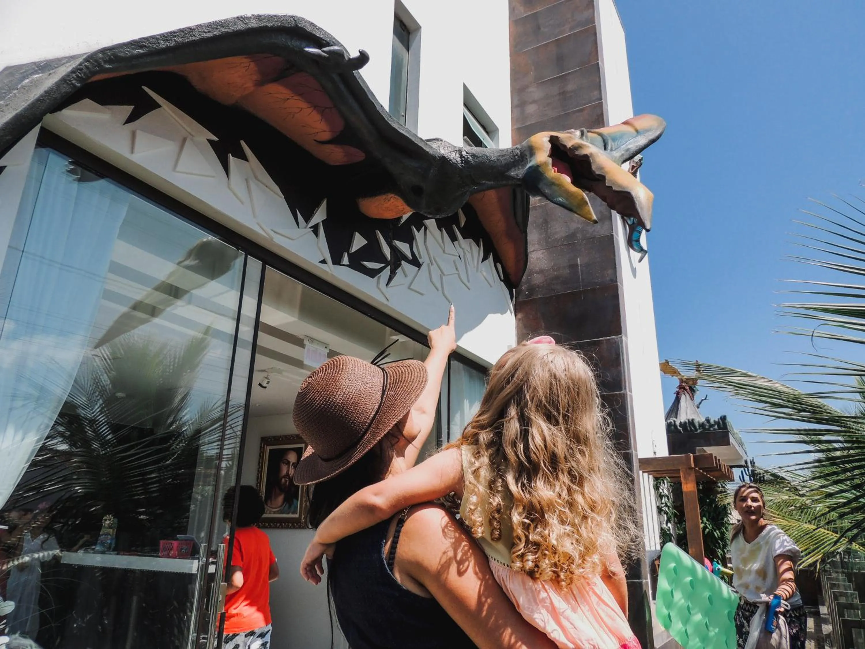 Facade/entrance in Hotel Recanto dos Dinossauros