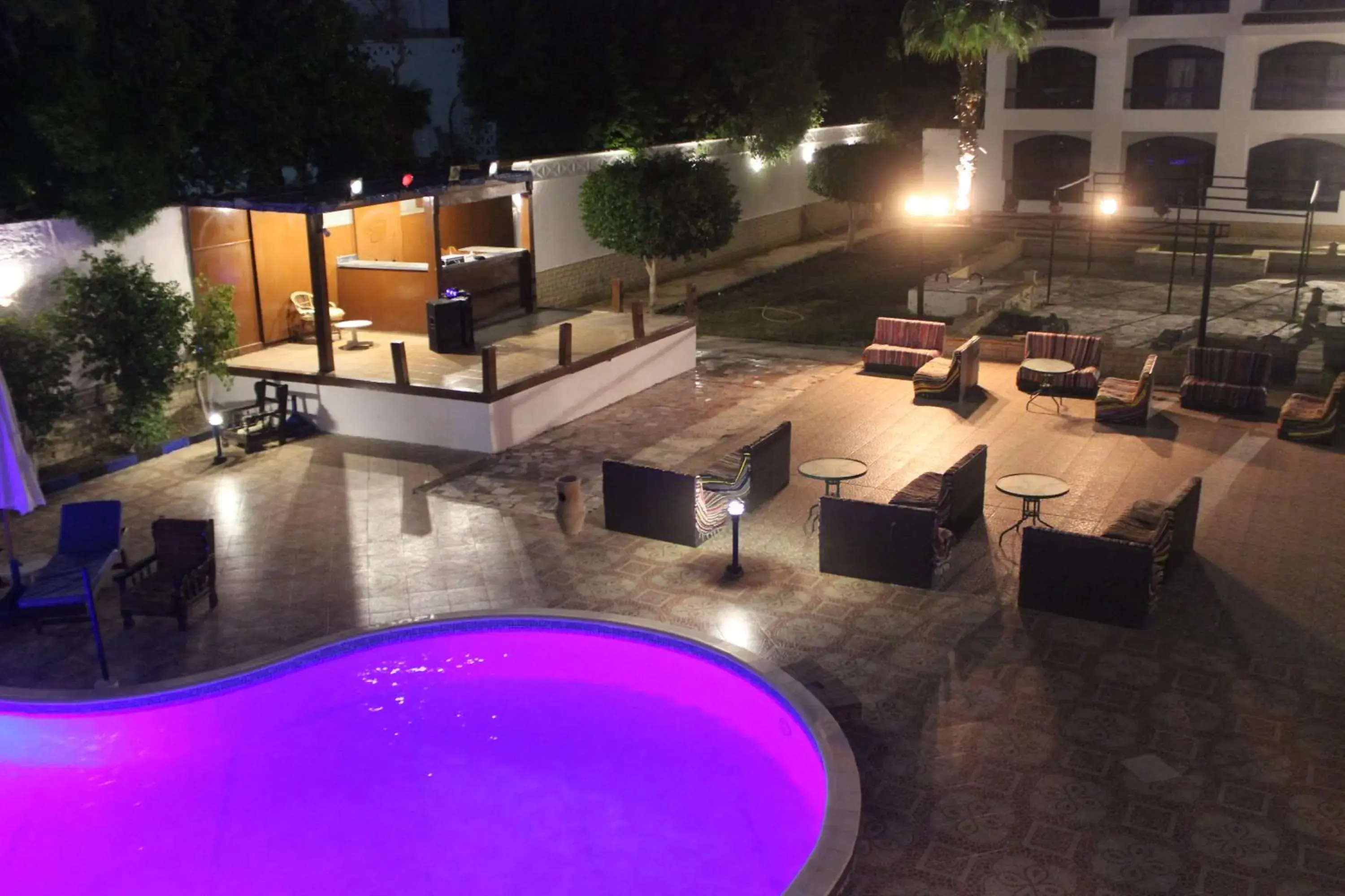 Pool view in El Khan Sharm Hotel Pool view in El Khan Sharm Hotel