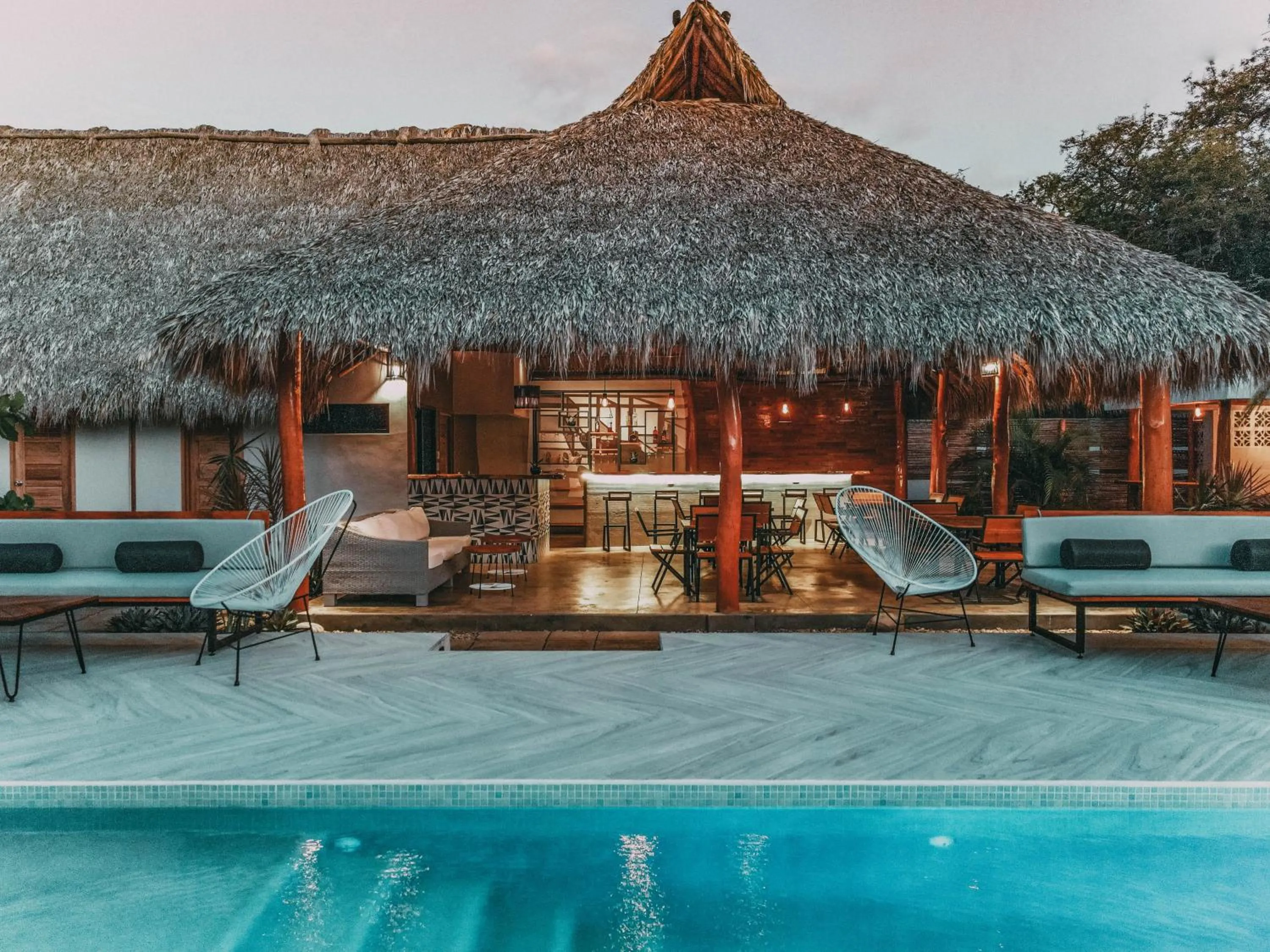 Swimming pool in El Pez Surf Hotel