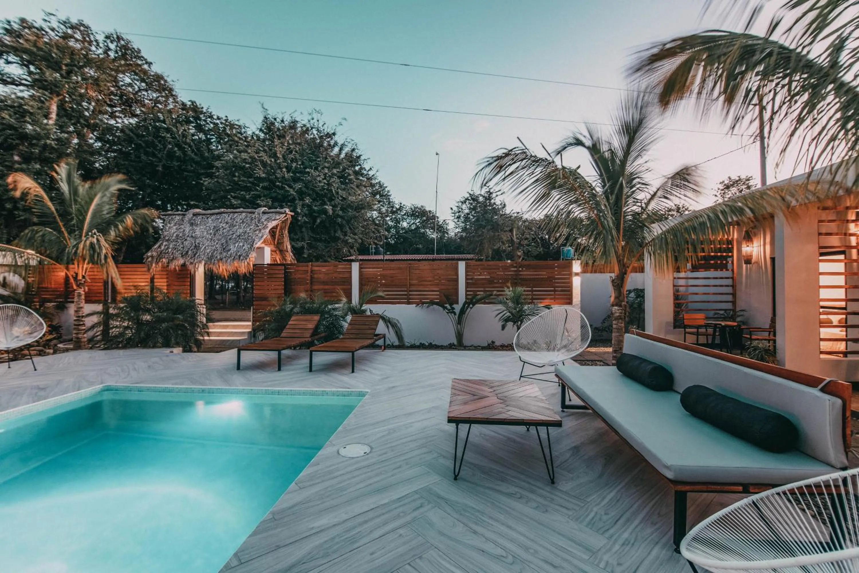 Swimming pool in El Pez Surf Hotel