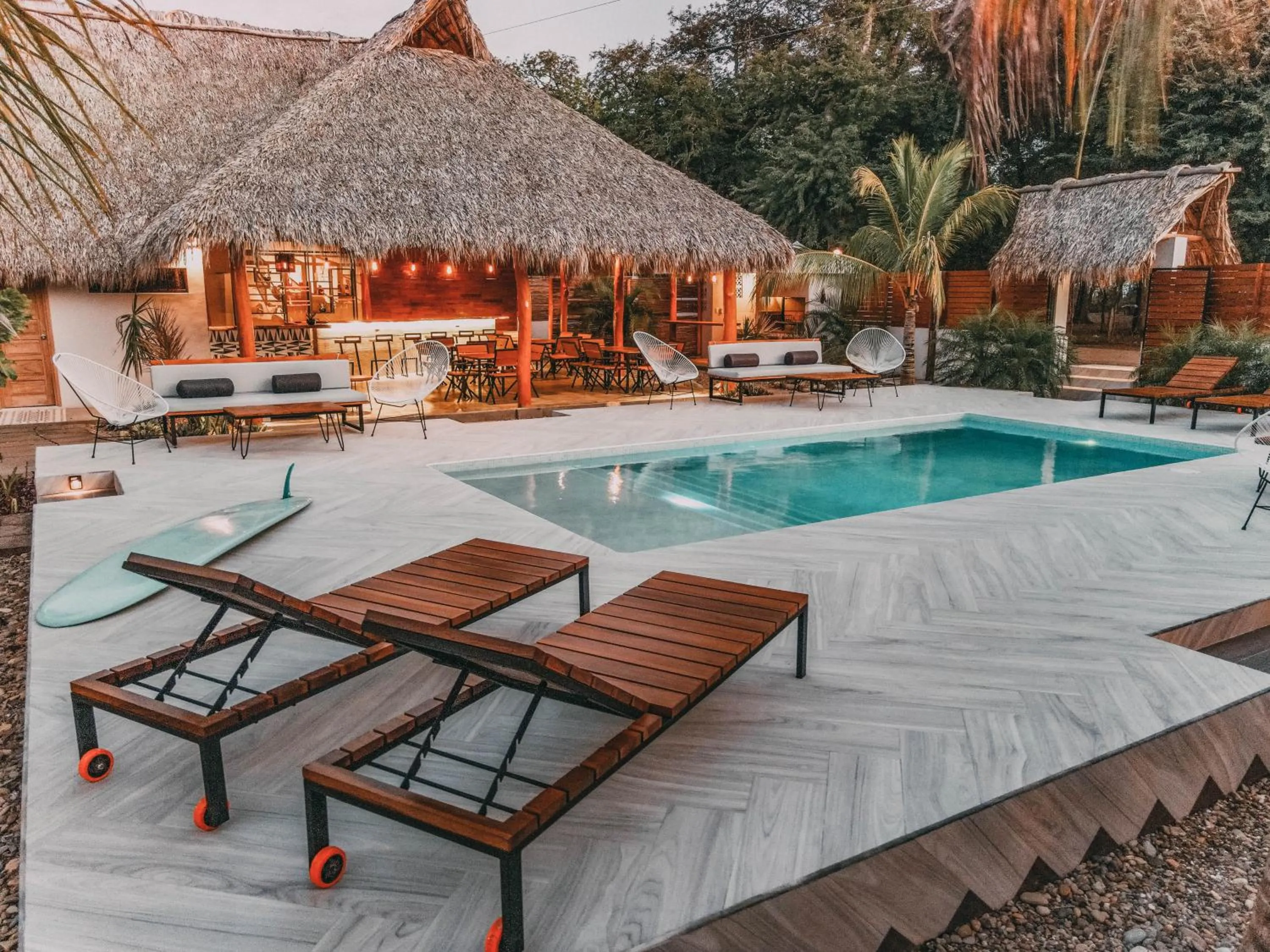 Swimming pool in El Pez Surf Hotel