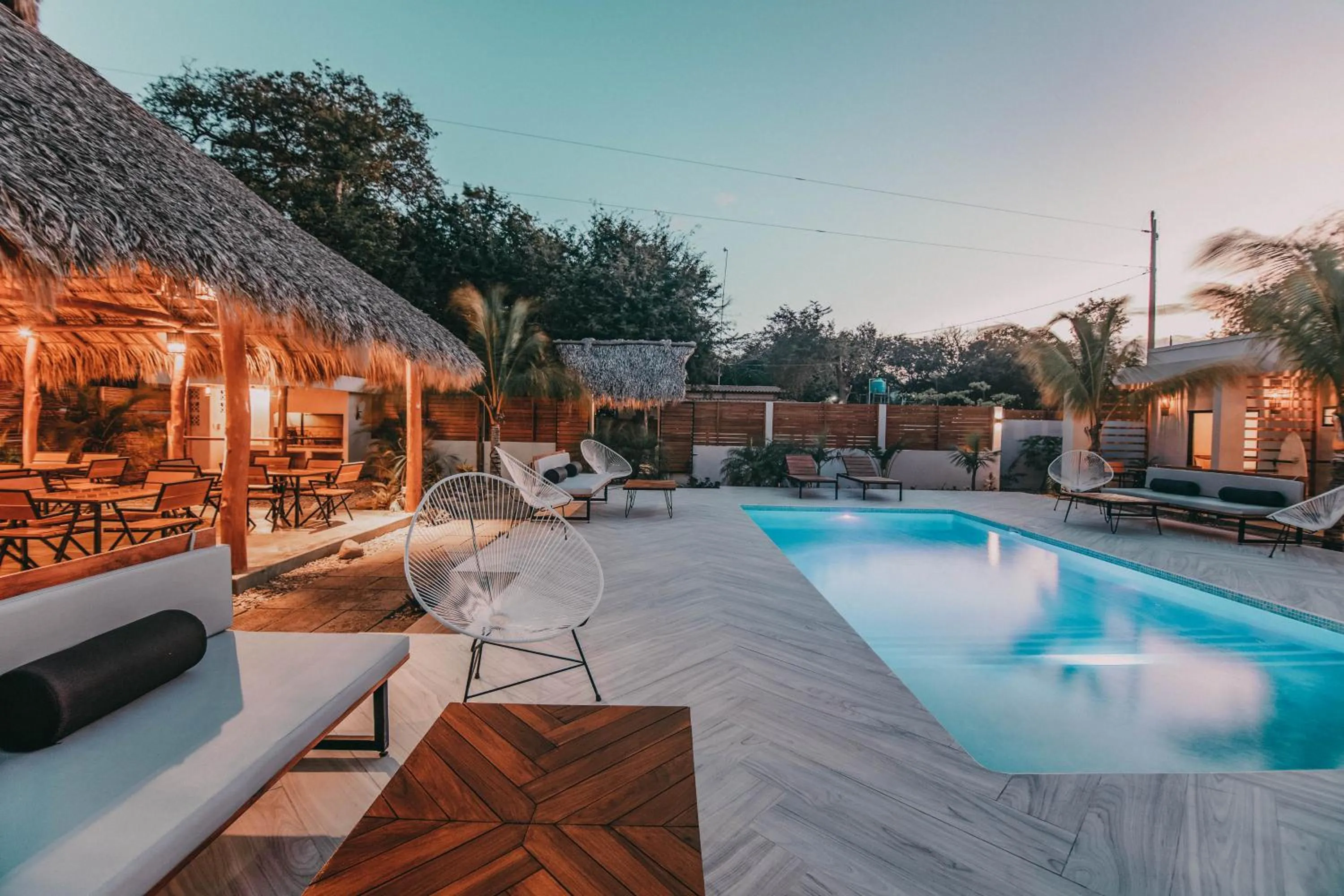Swimming pool in El Pez Surf Hotel