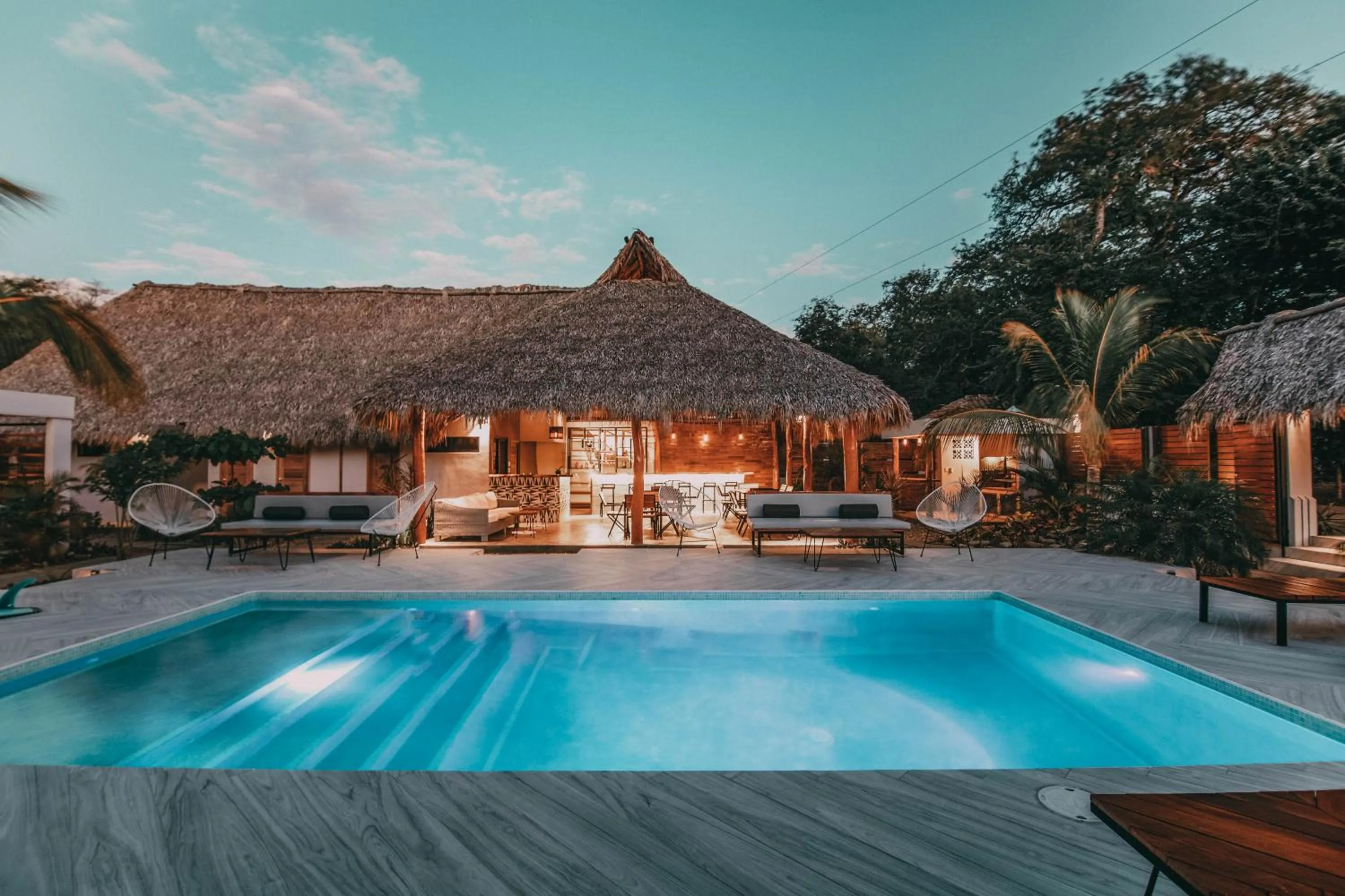 Swimming pool in El Pez Surf Hotel
