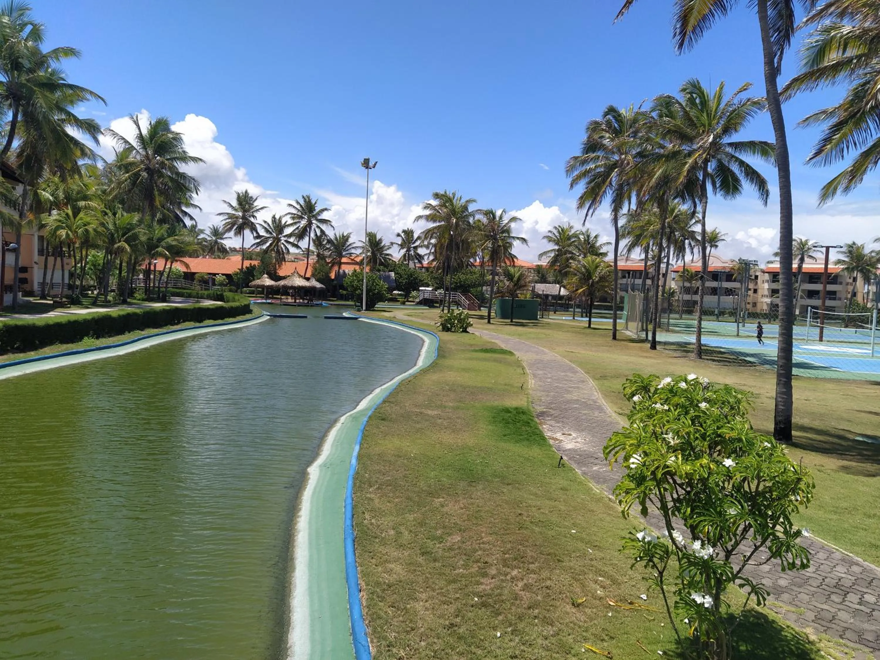 Natural landscape in Apartamento Aquaville Pé na areia e Água coco