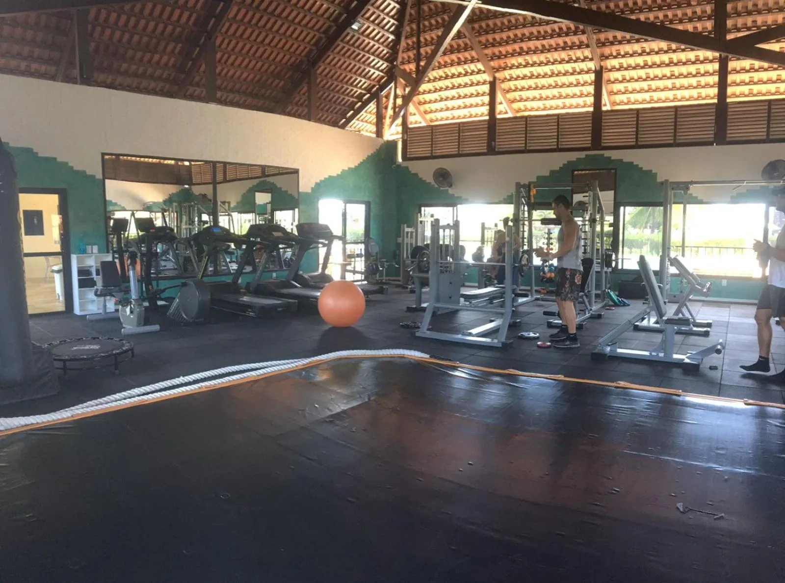 Fitness centre/facilities in Apartamento Aquaville Pé na areia e Água coco