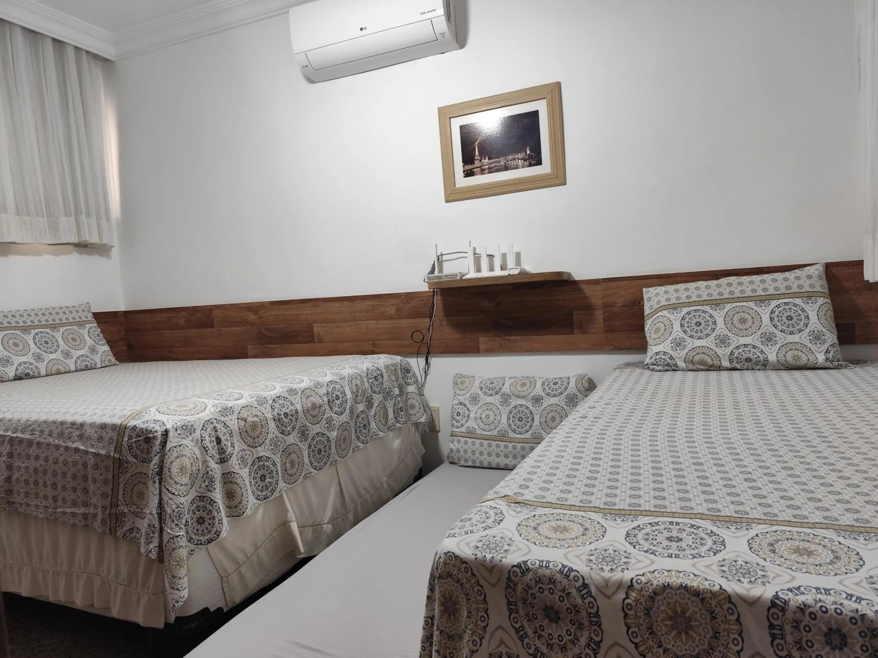 Bedroom, Bed in Apartamento Aquaville Pé na areia e Água coco