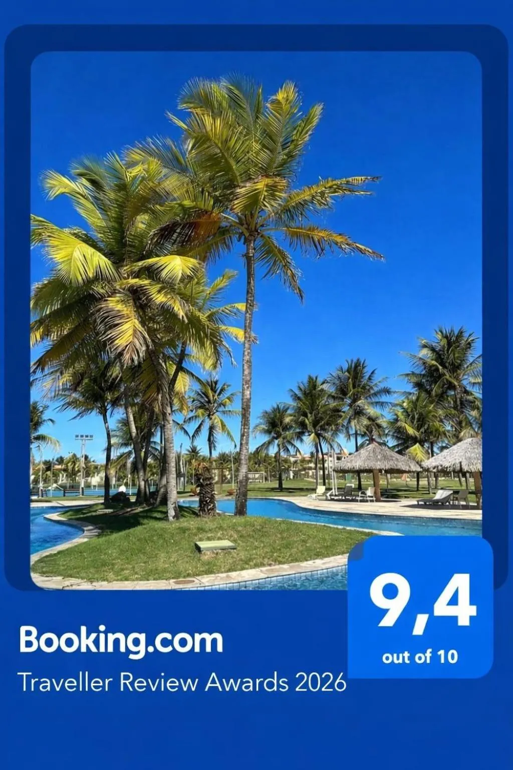 Certificate/Award in Apartamento Aquaville Pé na areia e Água coco