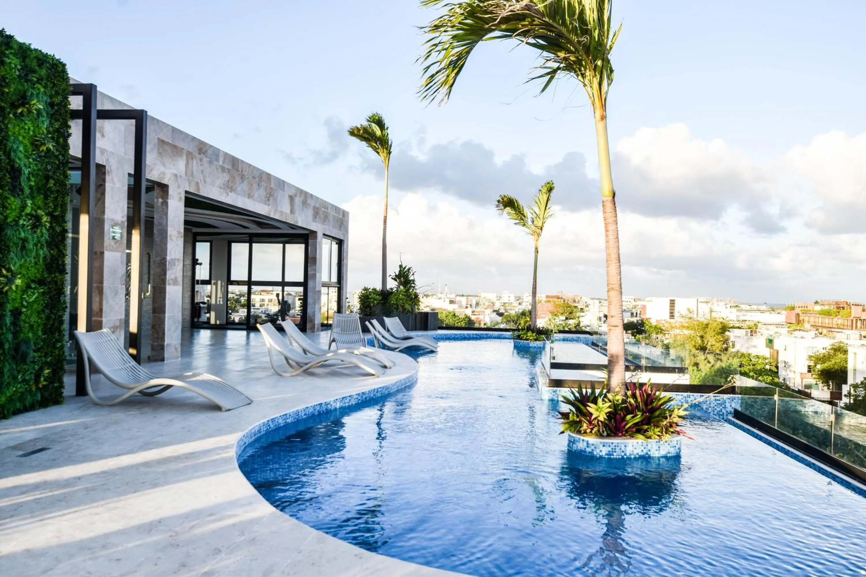 Pool view in Lil town Menesse by Casago