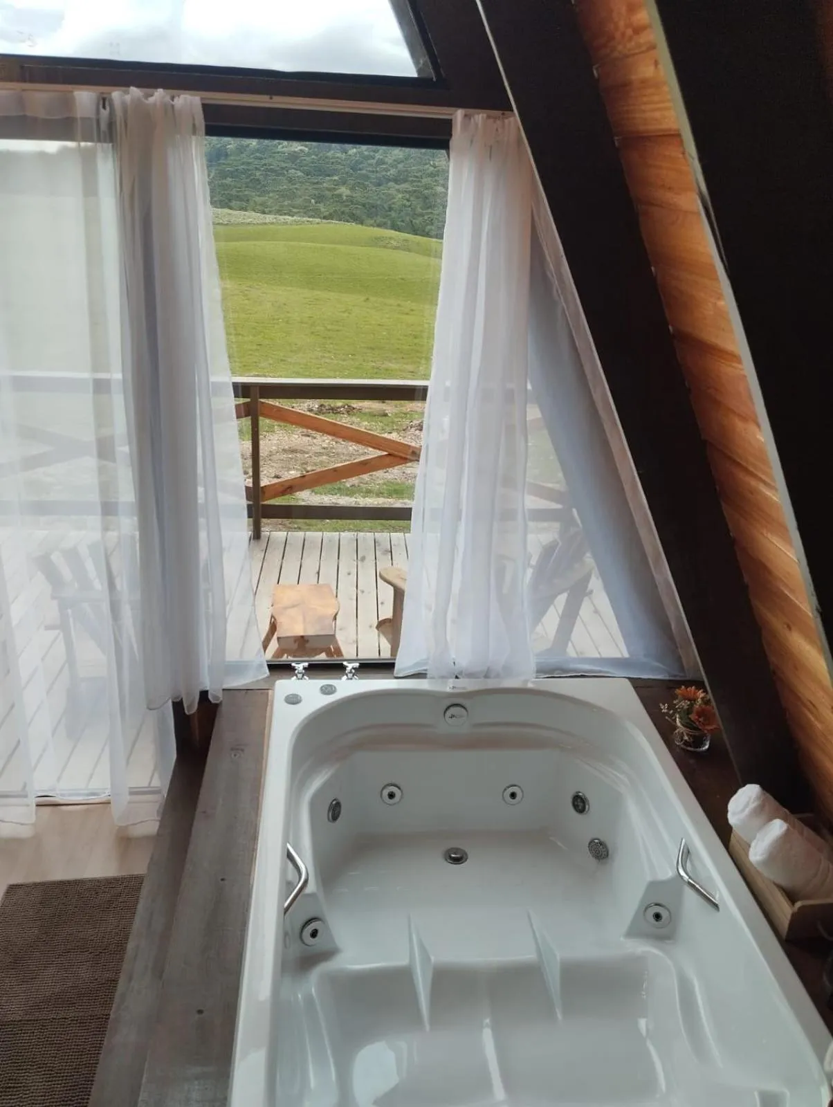 Bed in Chalés Corucacas