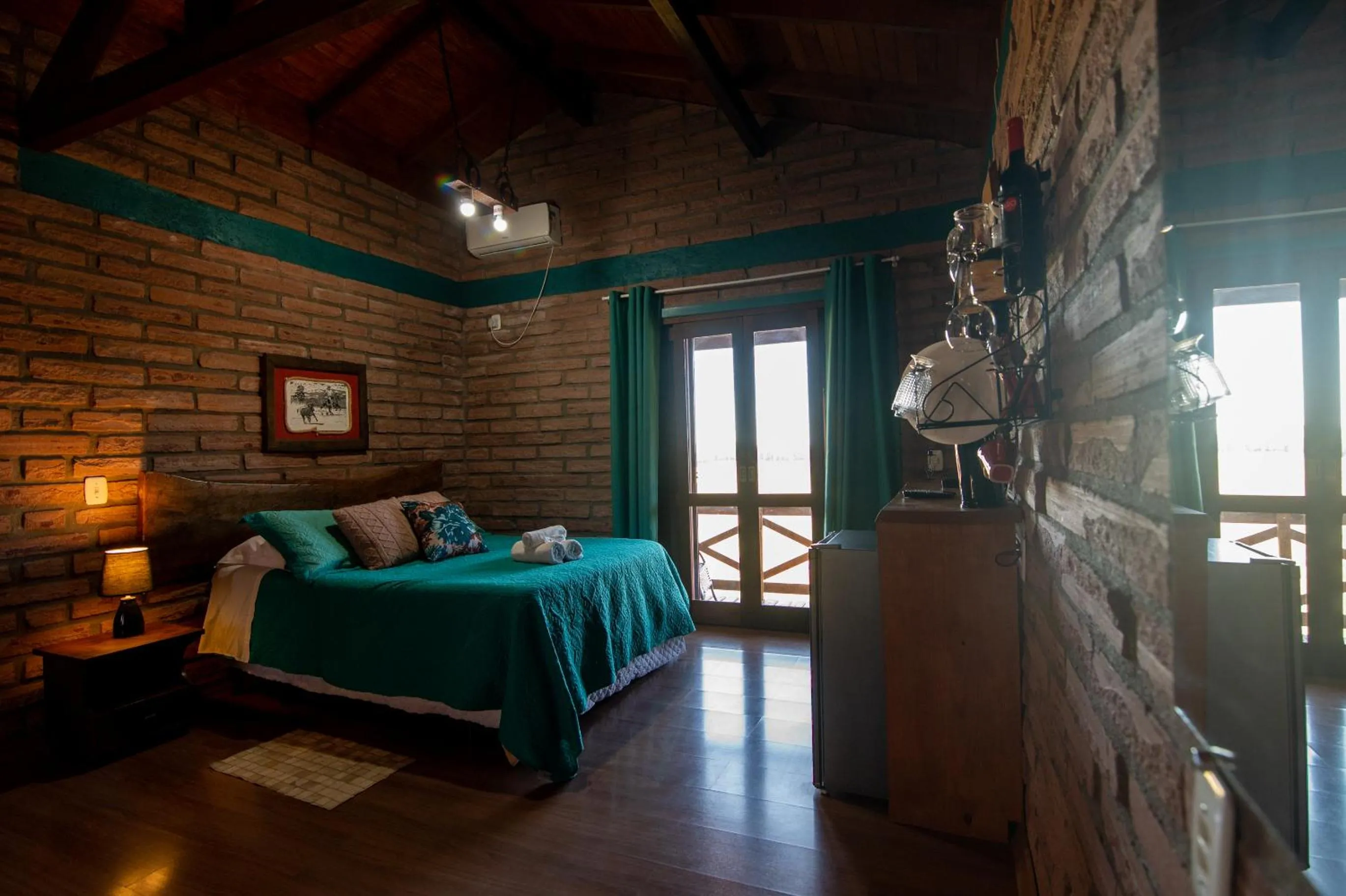 Bed in Chalés Corucacas