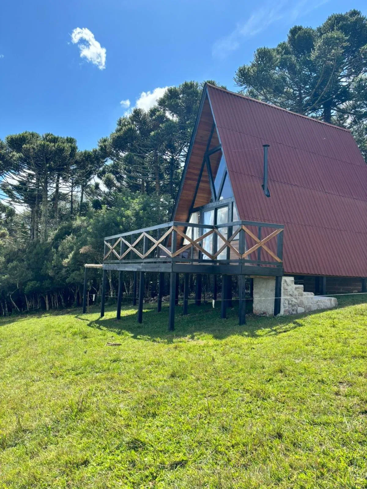 Natural landscape in Chalés Corucacas