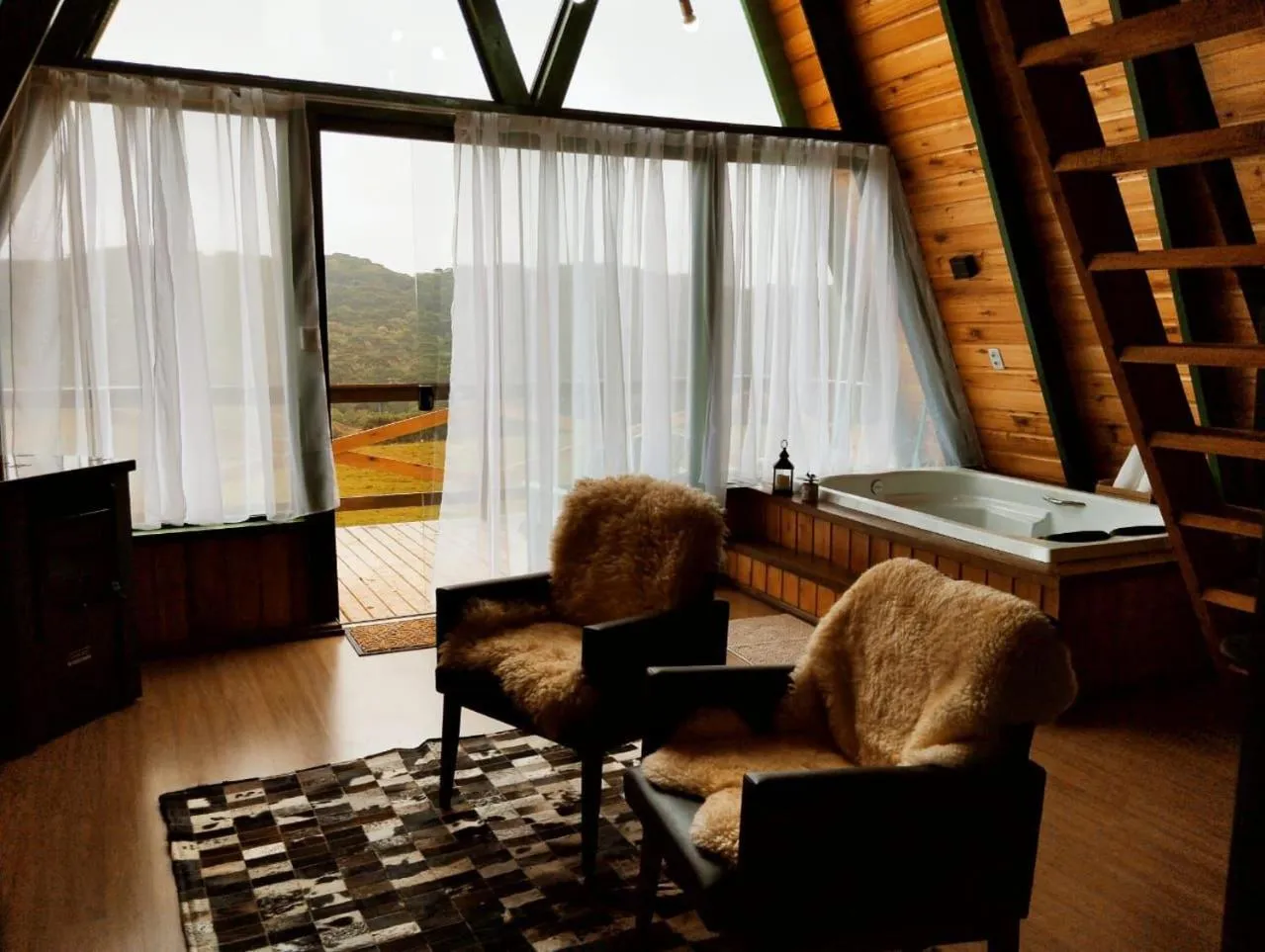 Bed in Chalés Corucacas