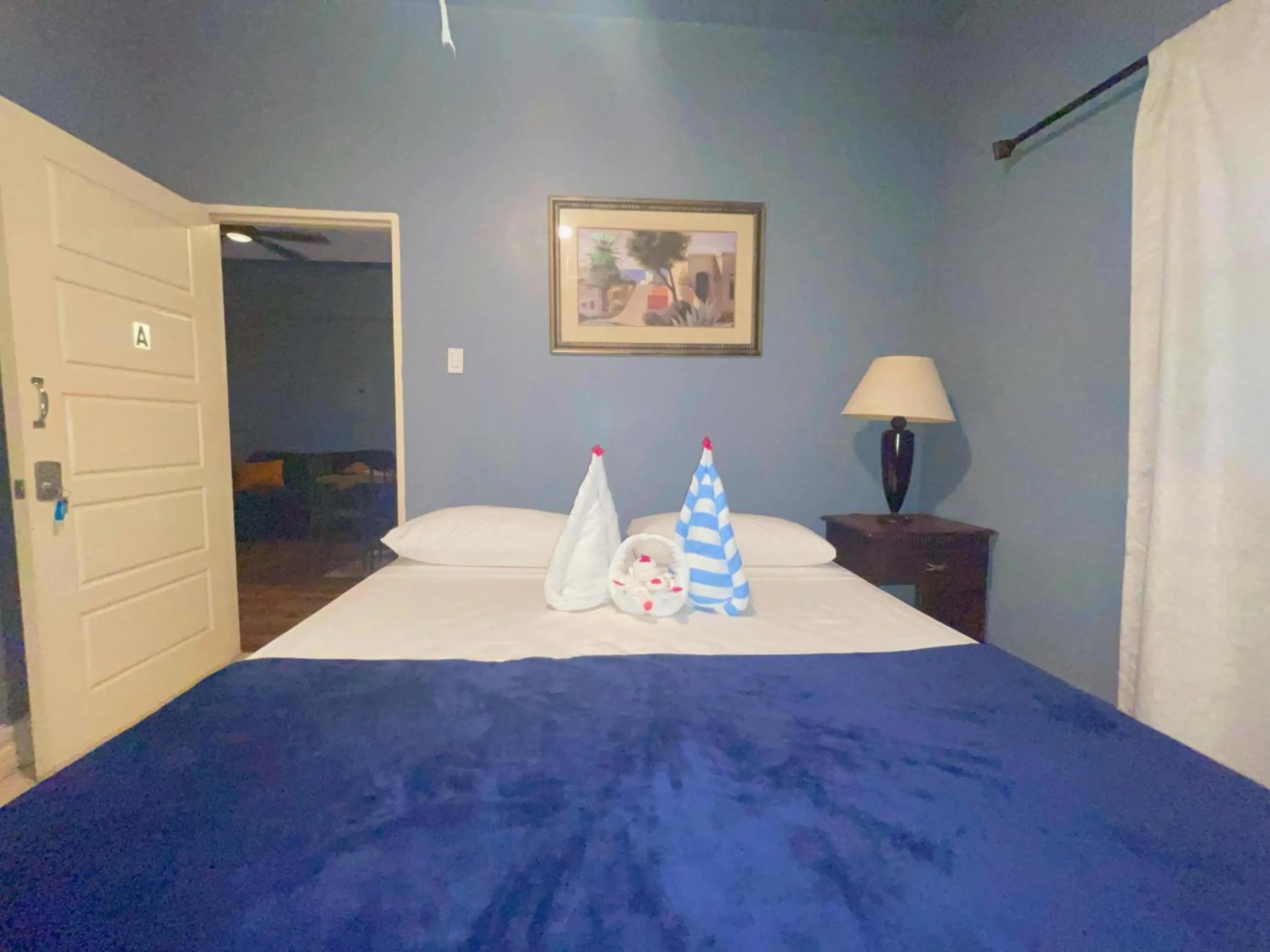 Bed in A taste of Jamaica Lavern’s Place