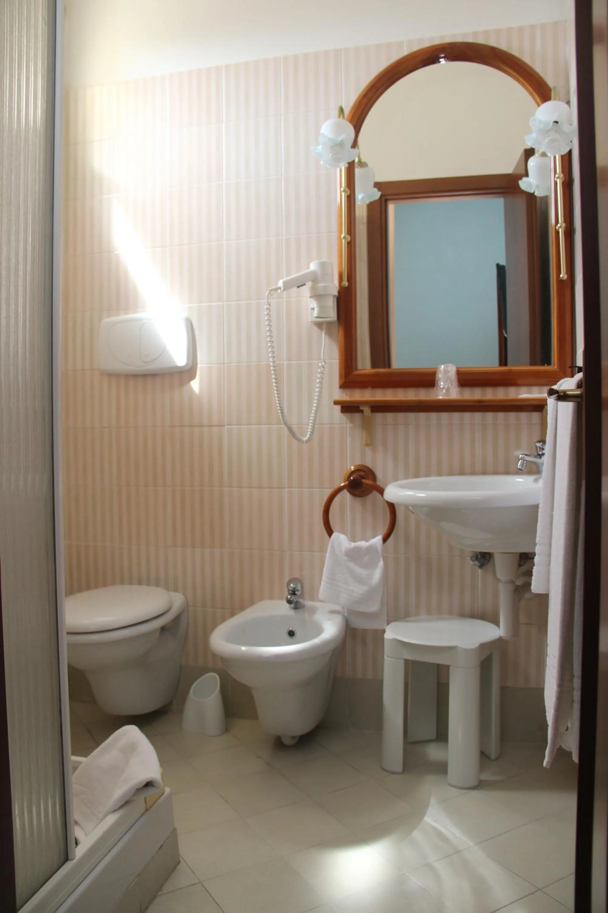 Bathroom in Hotel Geranio Rosso