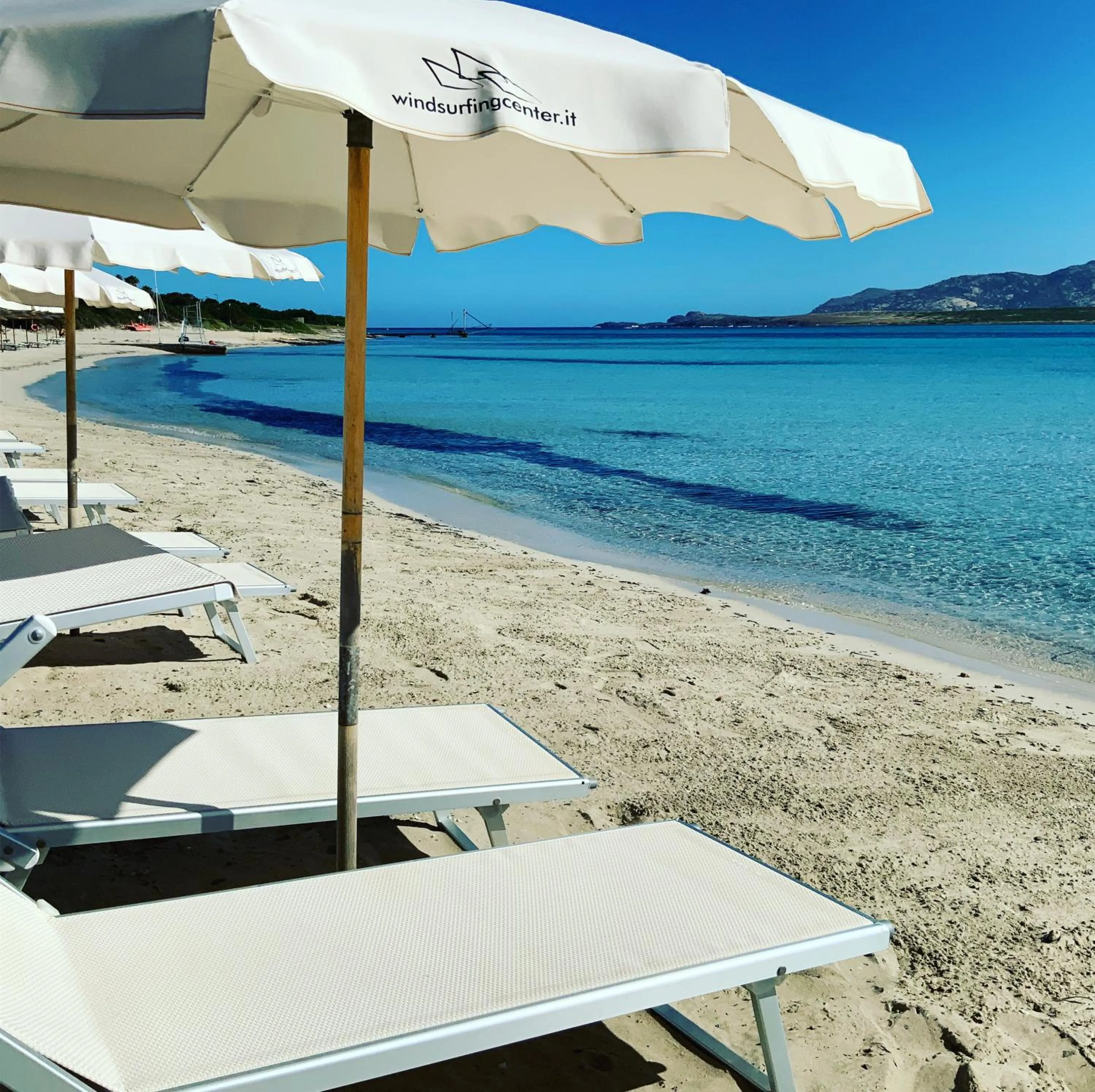 Beach in Hotel Geranio Rosso