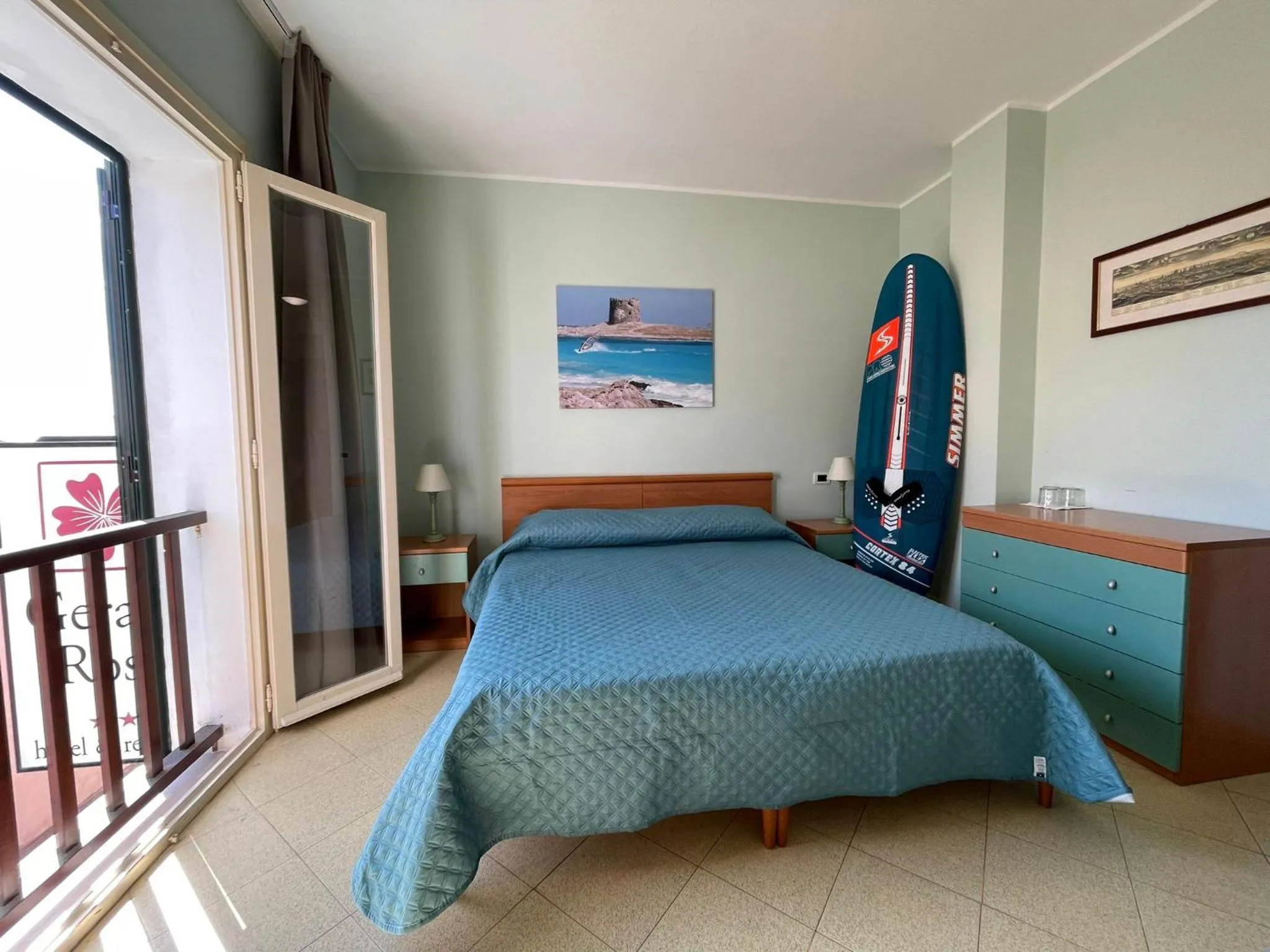 Photo of the whole room, Bed in Hotel Geranio Rosso