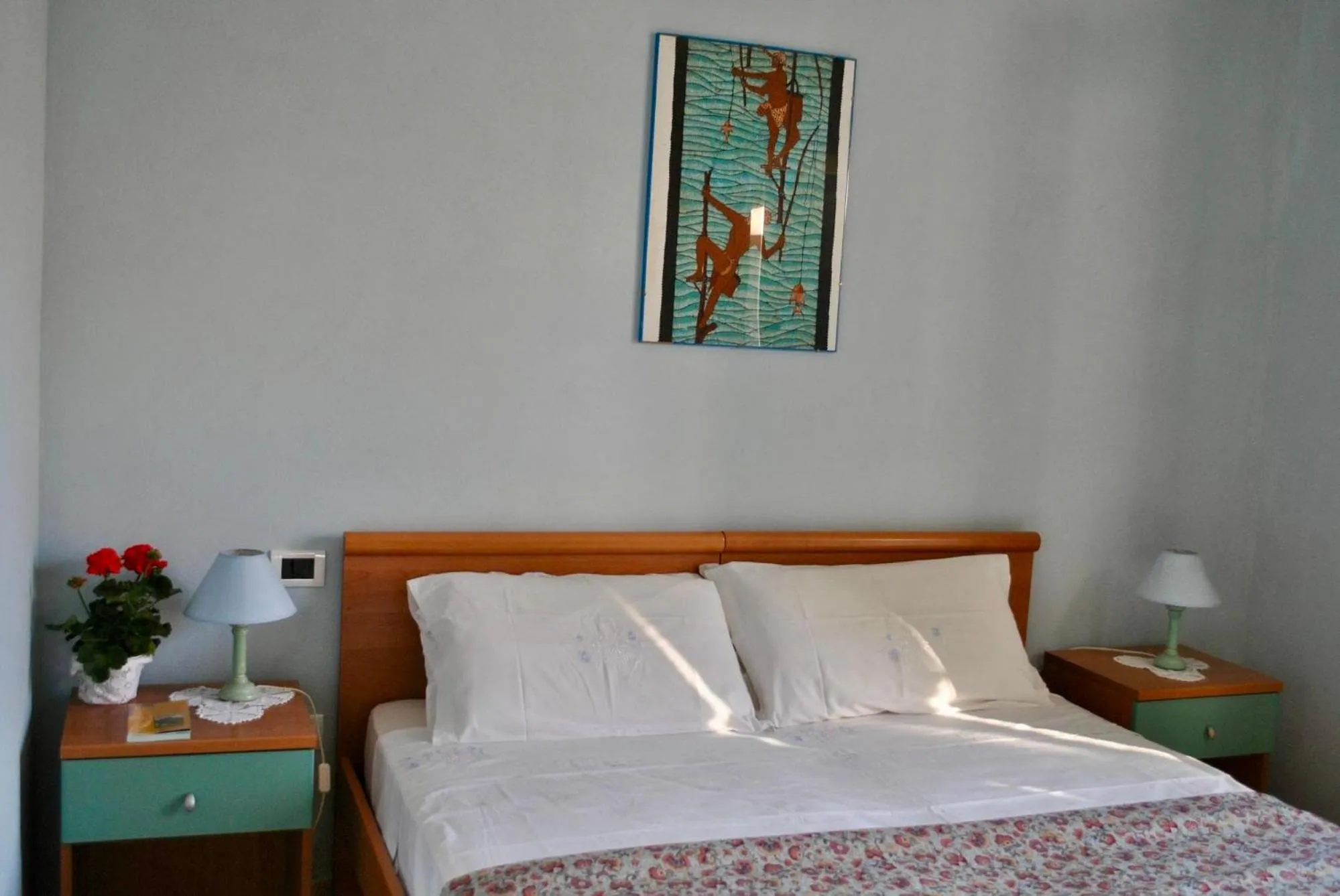 Bedroom, Bed in Hotel Geranio Rosso