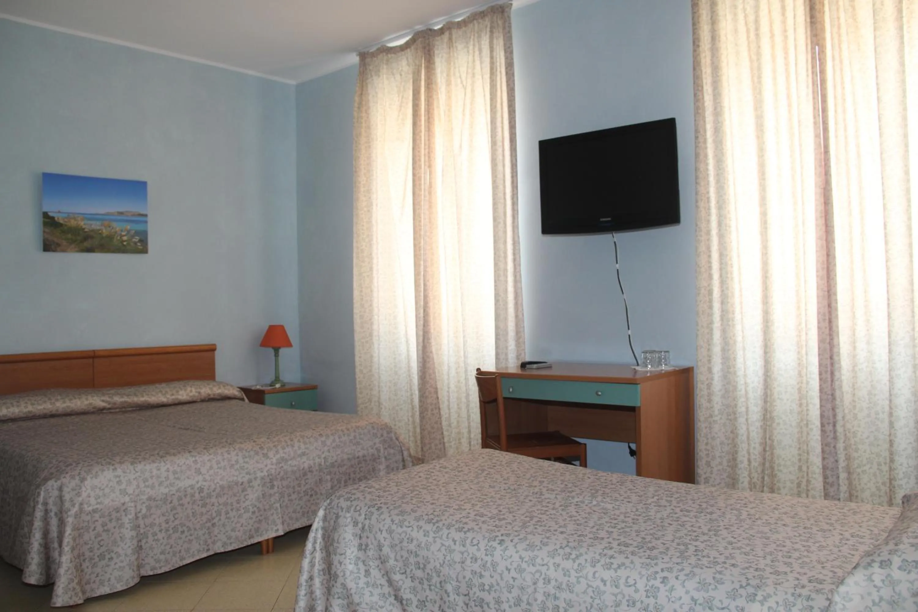 Bedroom, Bed in Hotel Geranio Rosso
