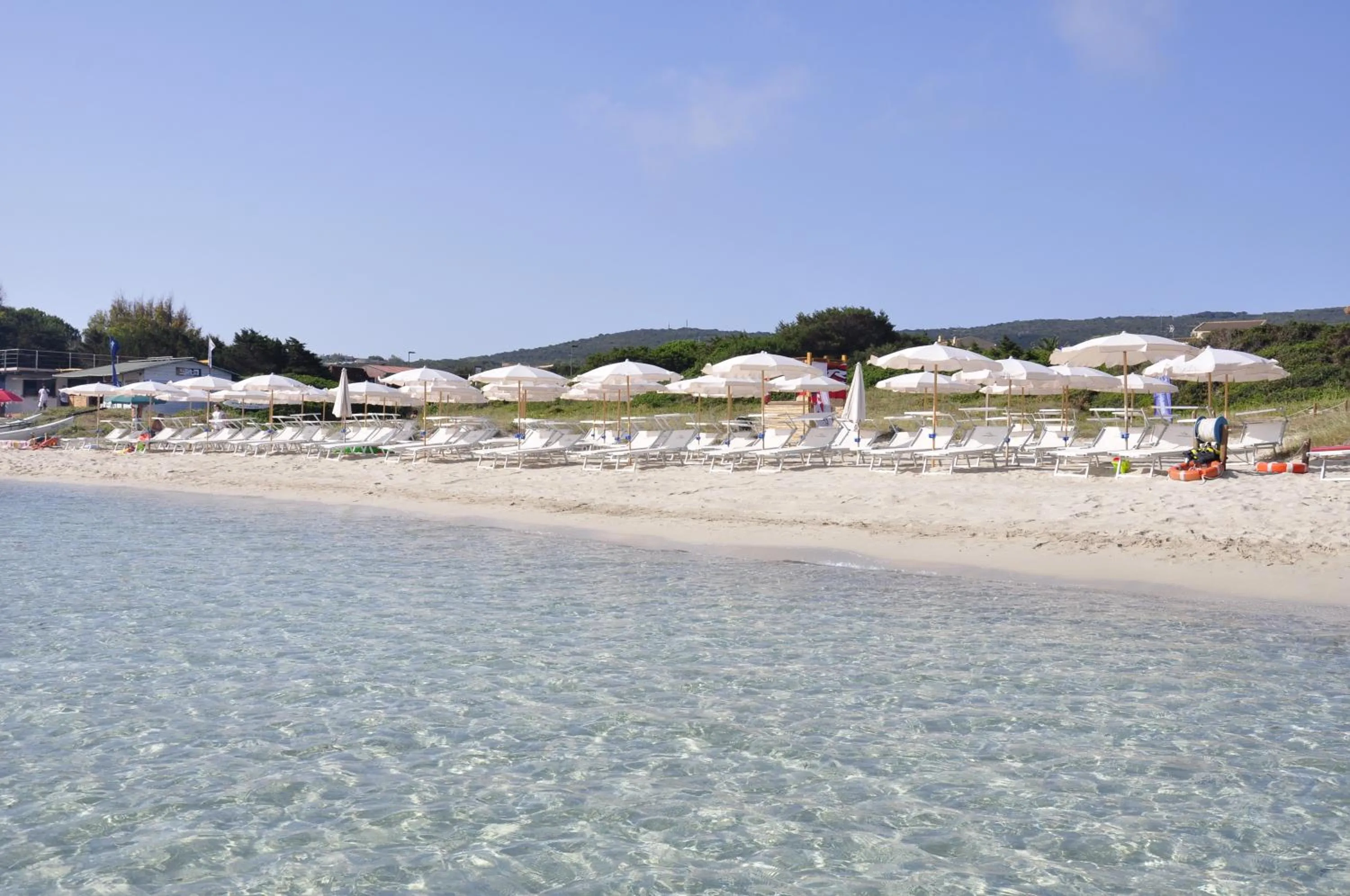 Beach in Hotel Geranio Rosso