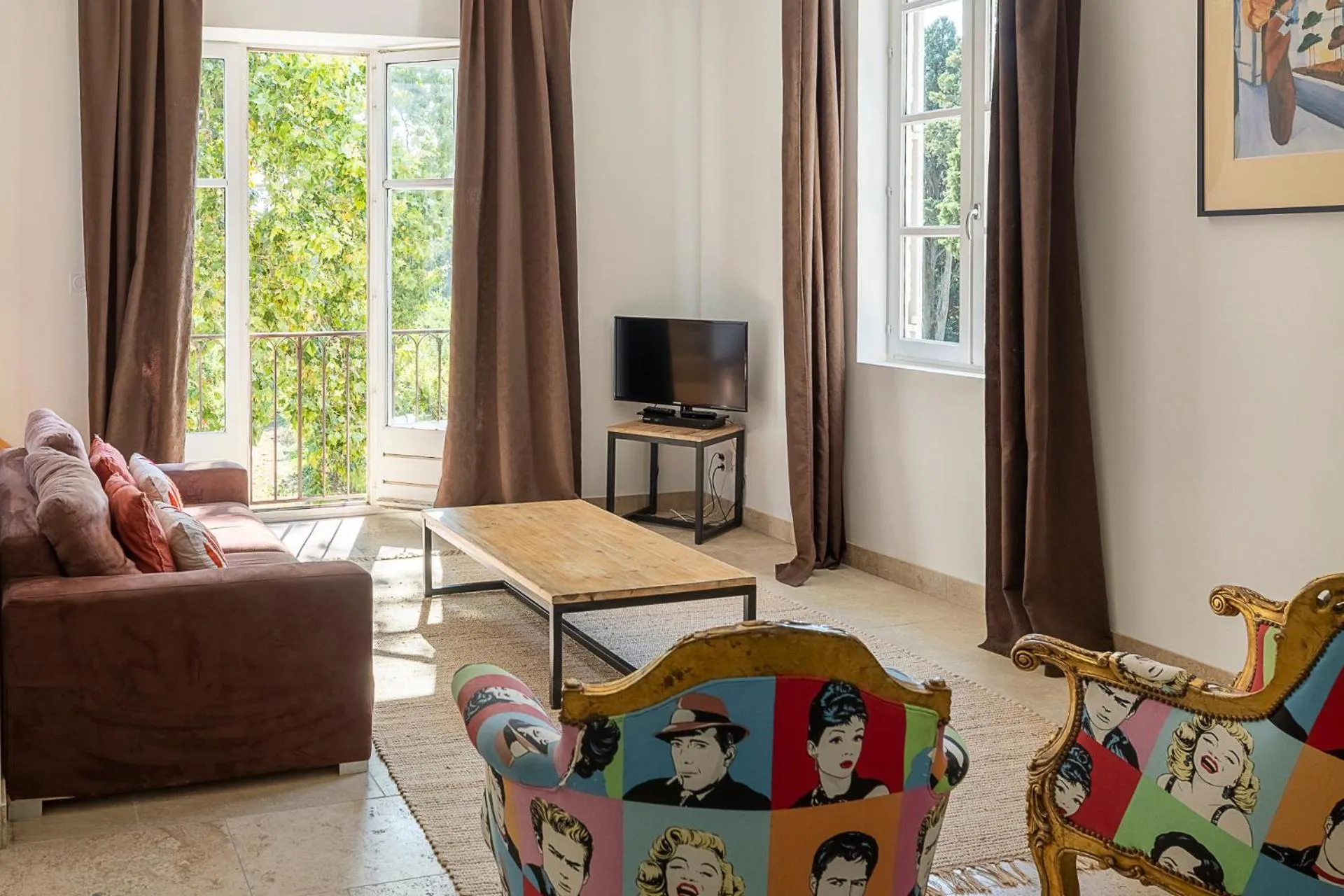 Living room in Mas de Capelou