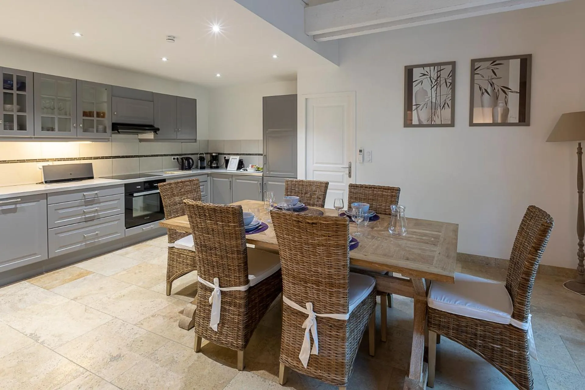 Kitchen or kitchenette in Mas de Capelou