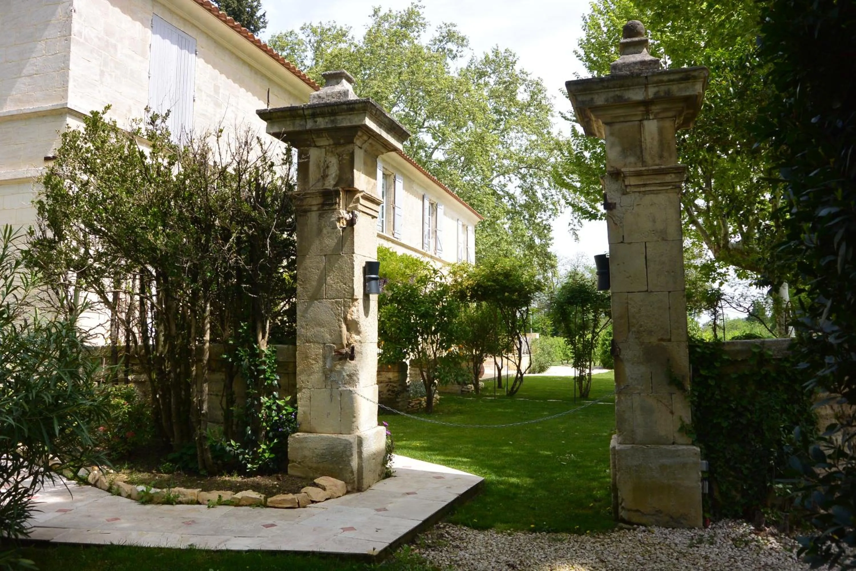 Garden view in Mas de Capelou