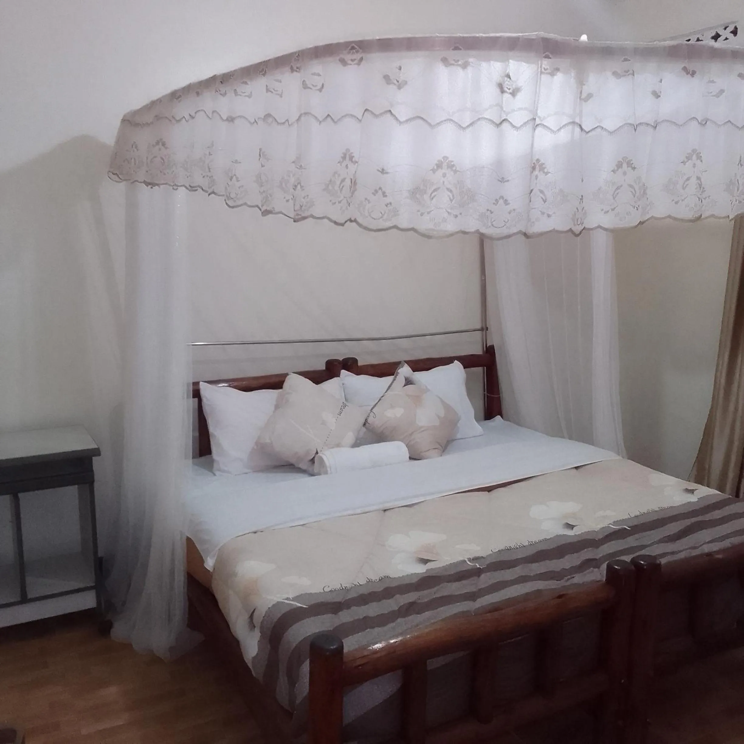 Photo of the whole room, Bed in Dream jet suites