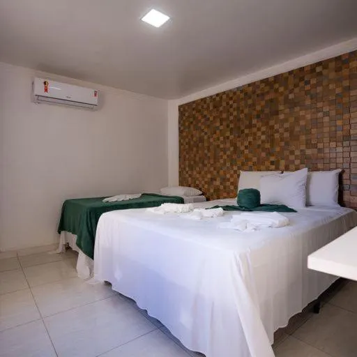 Bed in Pousada Villa Costeira